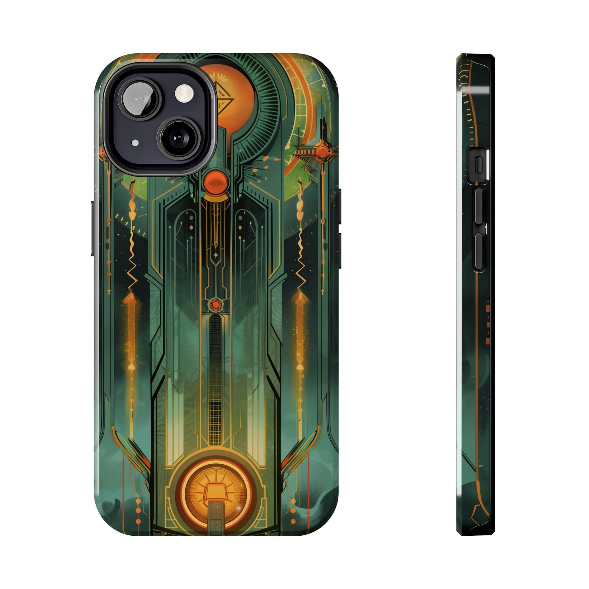 Art Deco Phone Case, Architecture Phone Case, Durable iPhone Case, Gift for Architect, iPhone 14 Case, Art Deco Building Phone Case