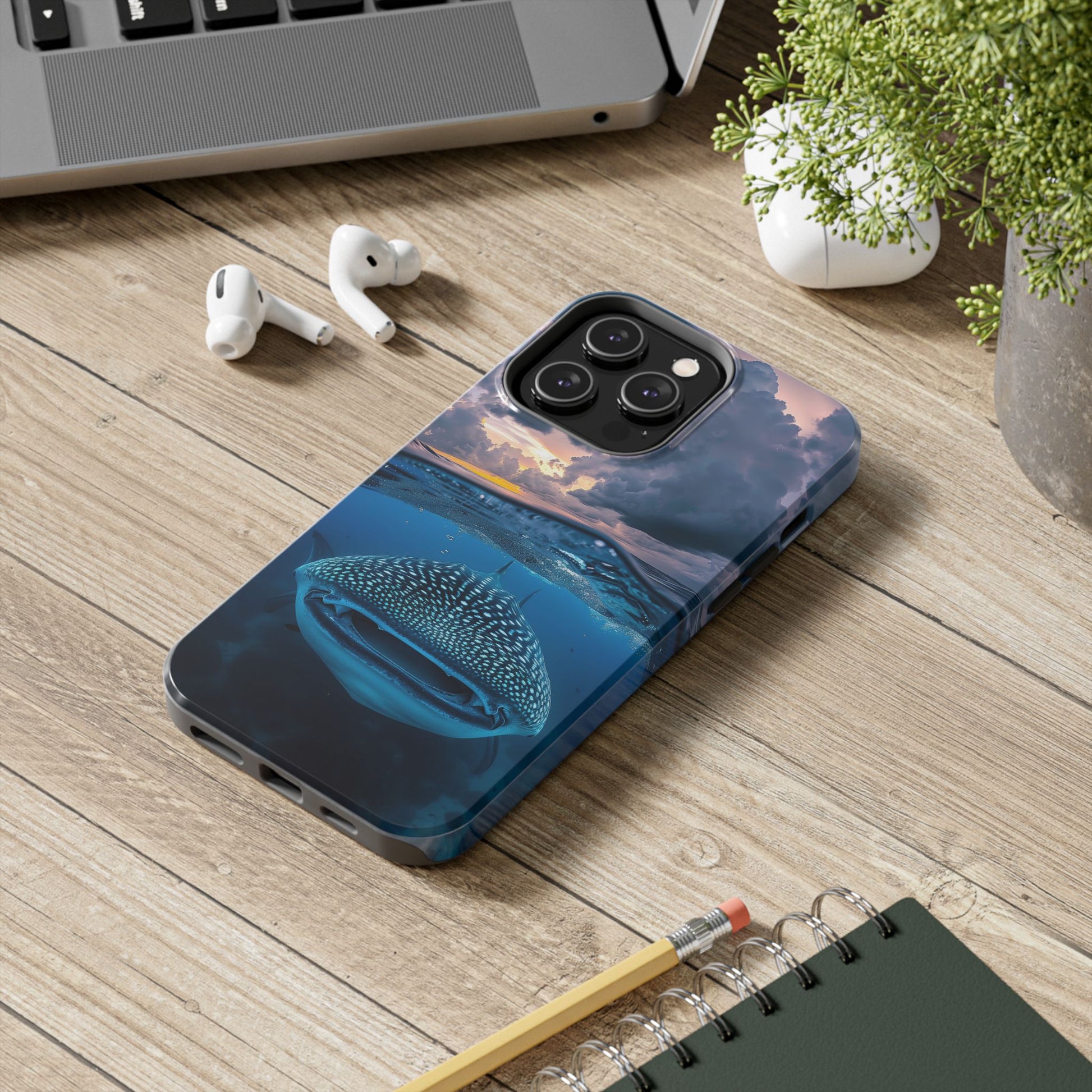 Majestic Encounter: Whale Shark Tough Phone Case