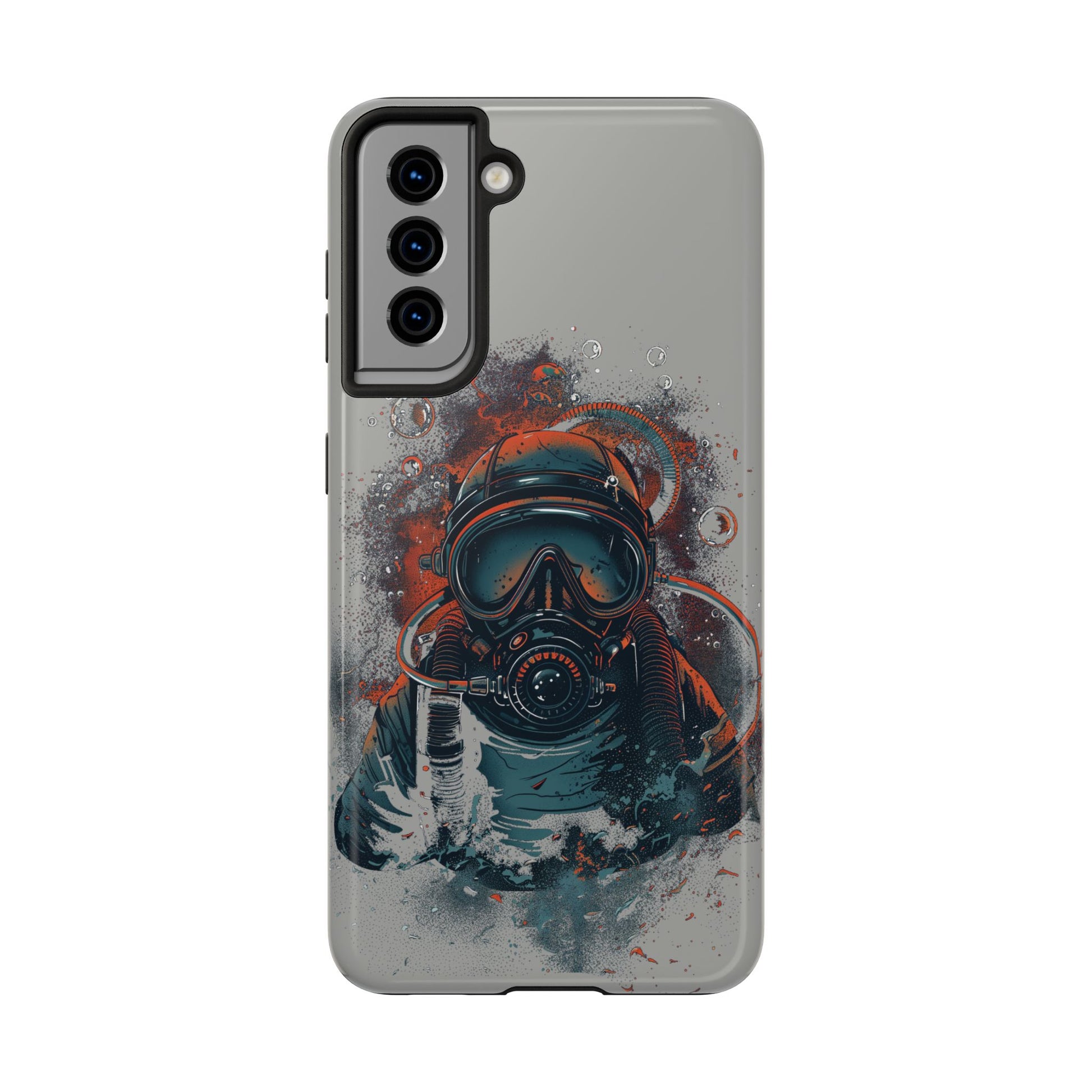 Light Custom iPhone Case, Personalized Phone Case, SCUBA Phone Case, SCUBA Diver Case, Custom Diver Phone Case, Gift for SCUBA Diver