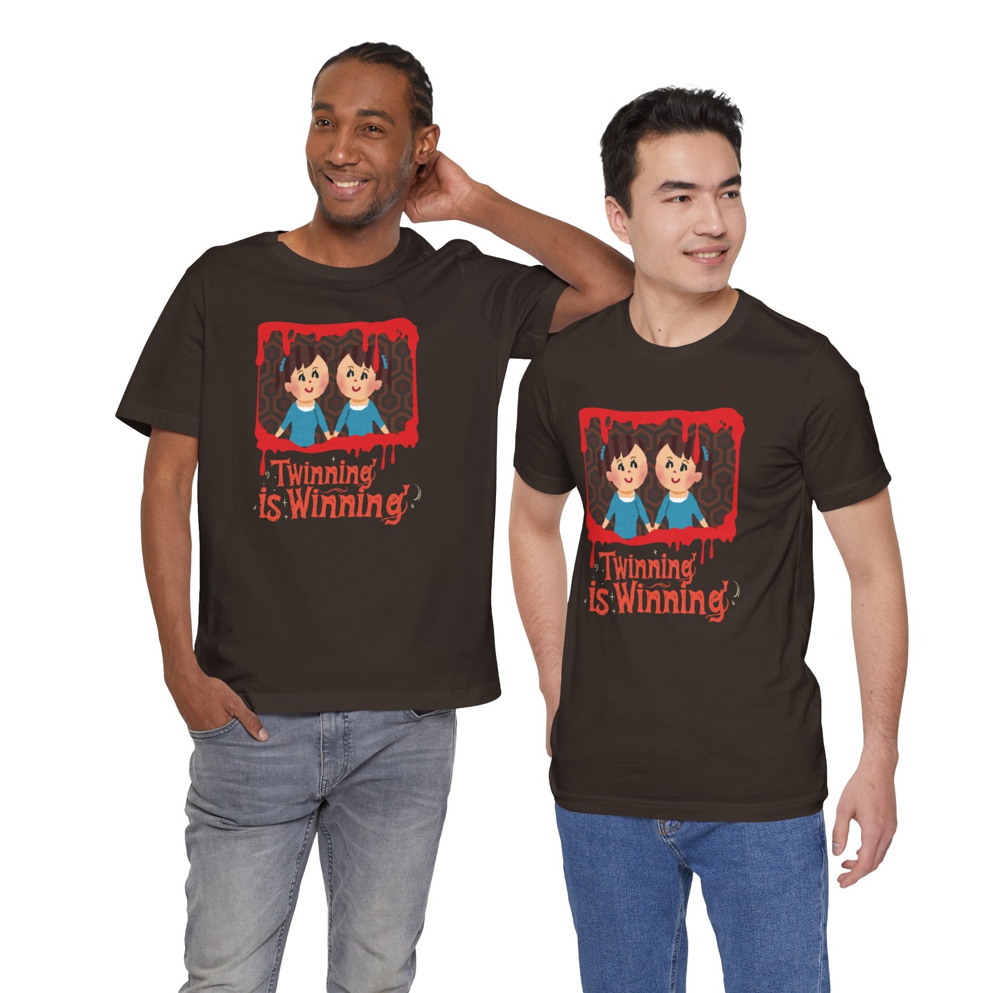 Twinning is Winning Shining Inspired Halloween Graphic Tee