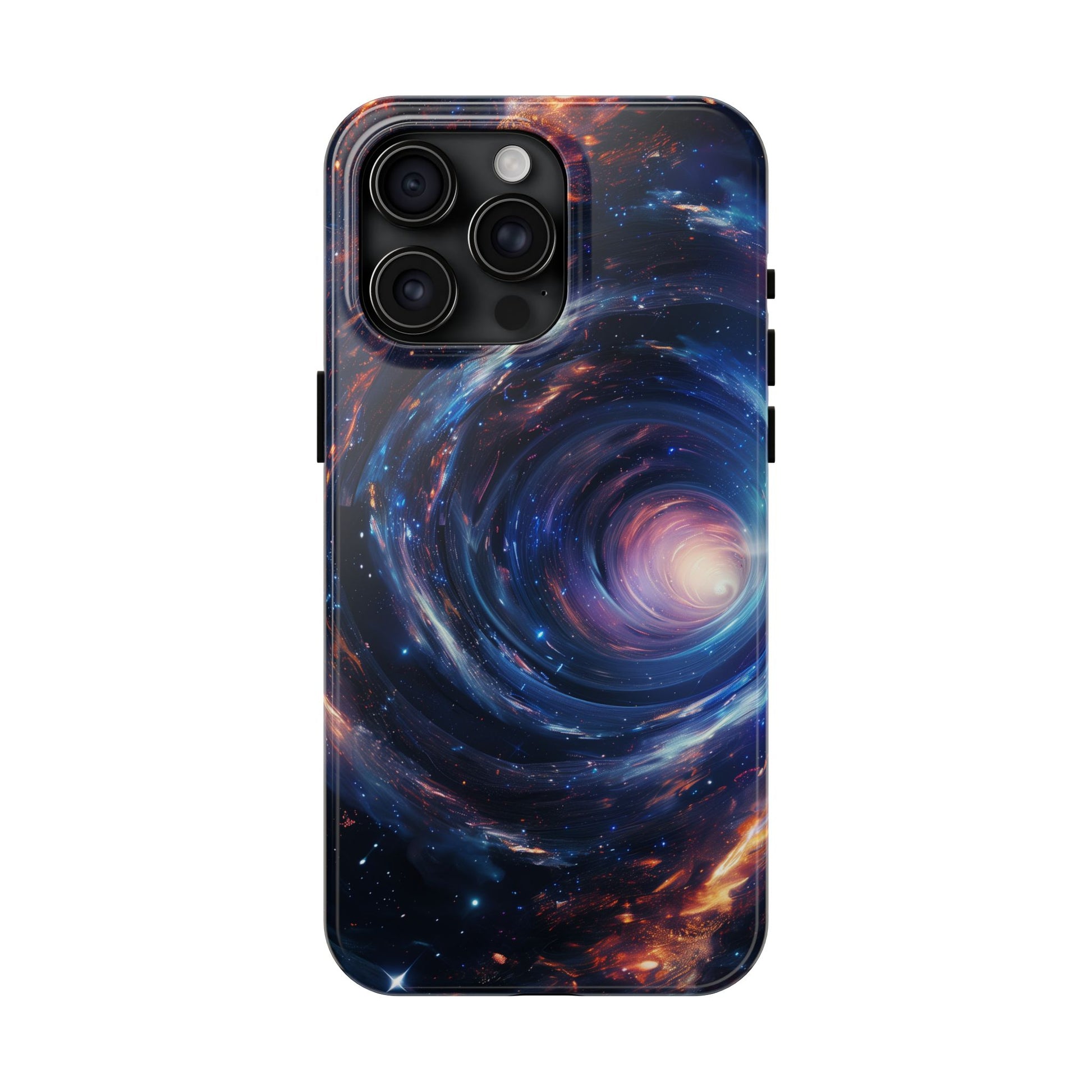 Dr Who inspired Phone Case - Space Wormholes Phone Case - Cosmic Galaxy Cover with Futuristic Wormhole Design - Sci-Fi Protective Case