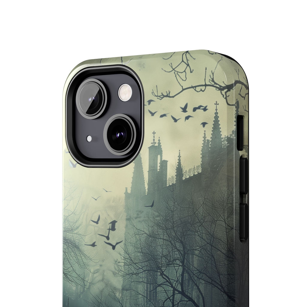 Gothic Architecture Phone Case, Dark Academia Phone Case, Moon and Tarot Case, Halloween Spooky Season, Dark Academia iPhone 15 Pro Max