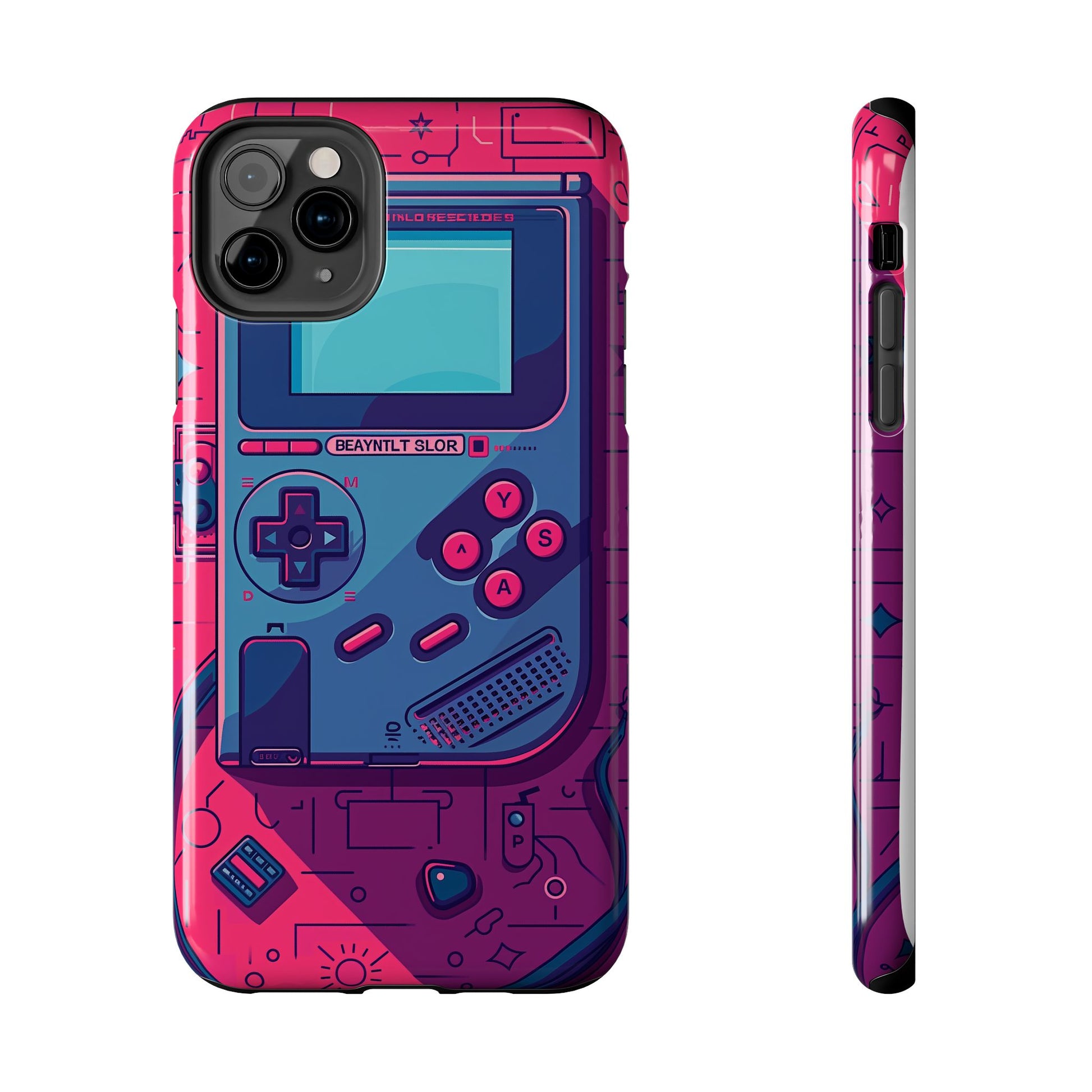 Durable iPhone Case with Alternative Universe Game Console Design - Protective Phone Cover - Fun and Sturdy Gaming Accessory - Gamer Gift