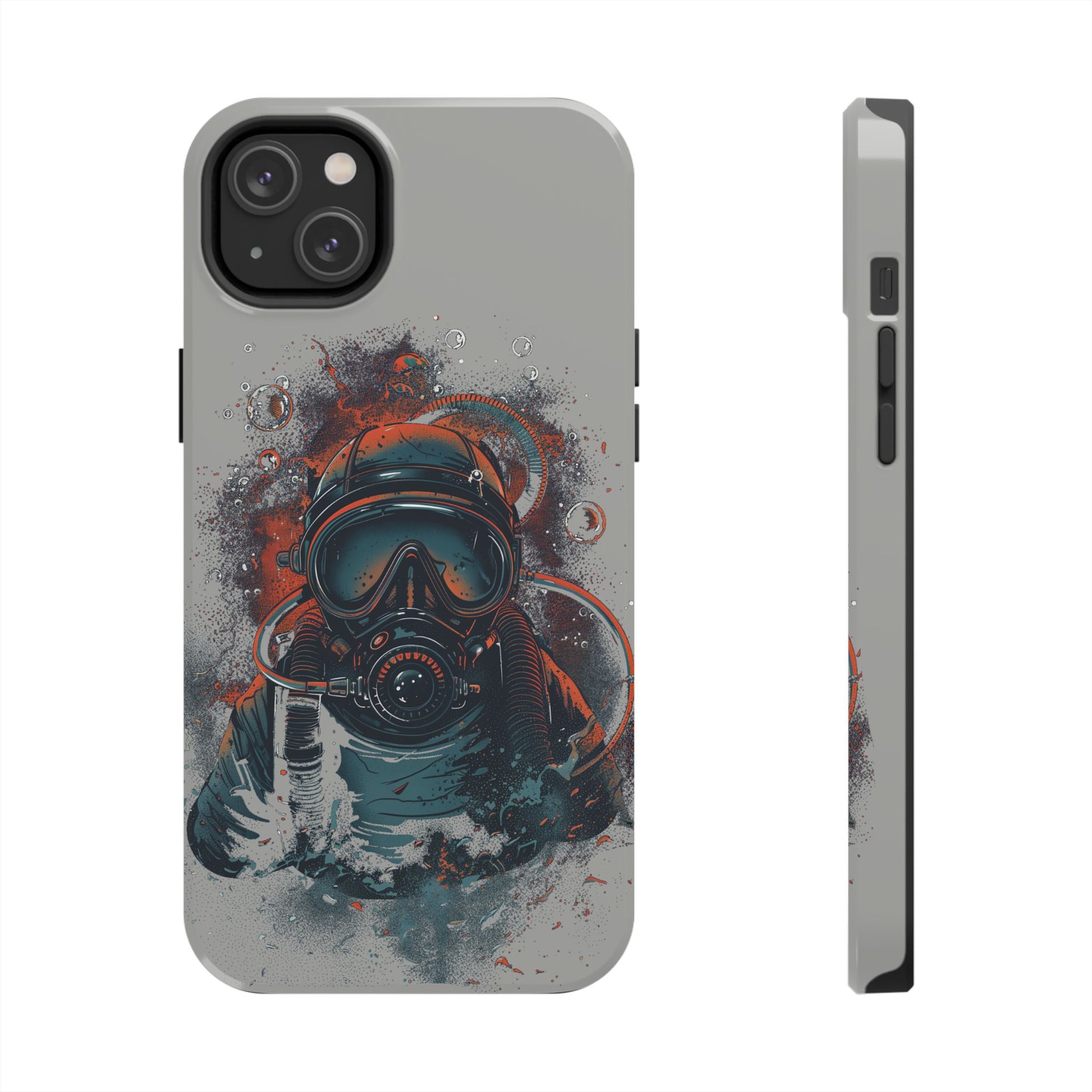 Light Custom iPhone Case, Personalized Phone Case, SCUBA Phone Case, SCUBA Diver Case, Custom Diver Phone Case, Gift for SCUBA Diver