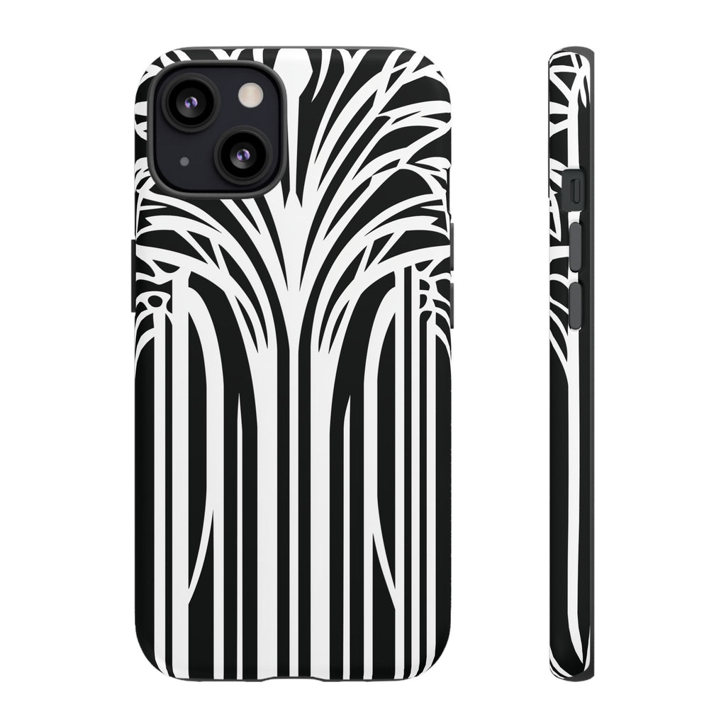 Blank White Art Deco Palm Tree Phone Case Design Lempicka Frank Lloyd Wright Prairie Style Stylish iphone 13 14 15 16 Pro Max Plus Galaxy