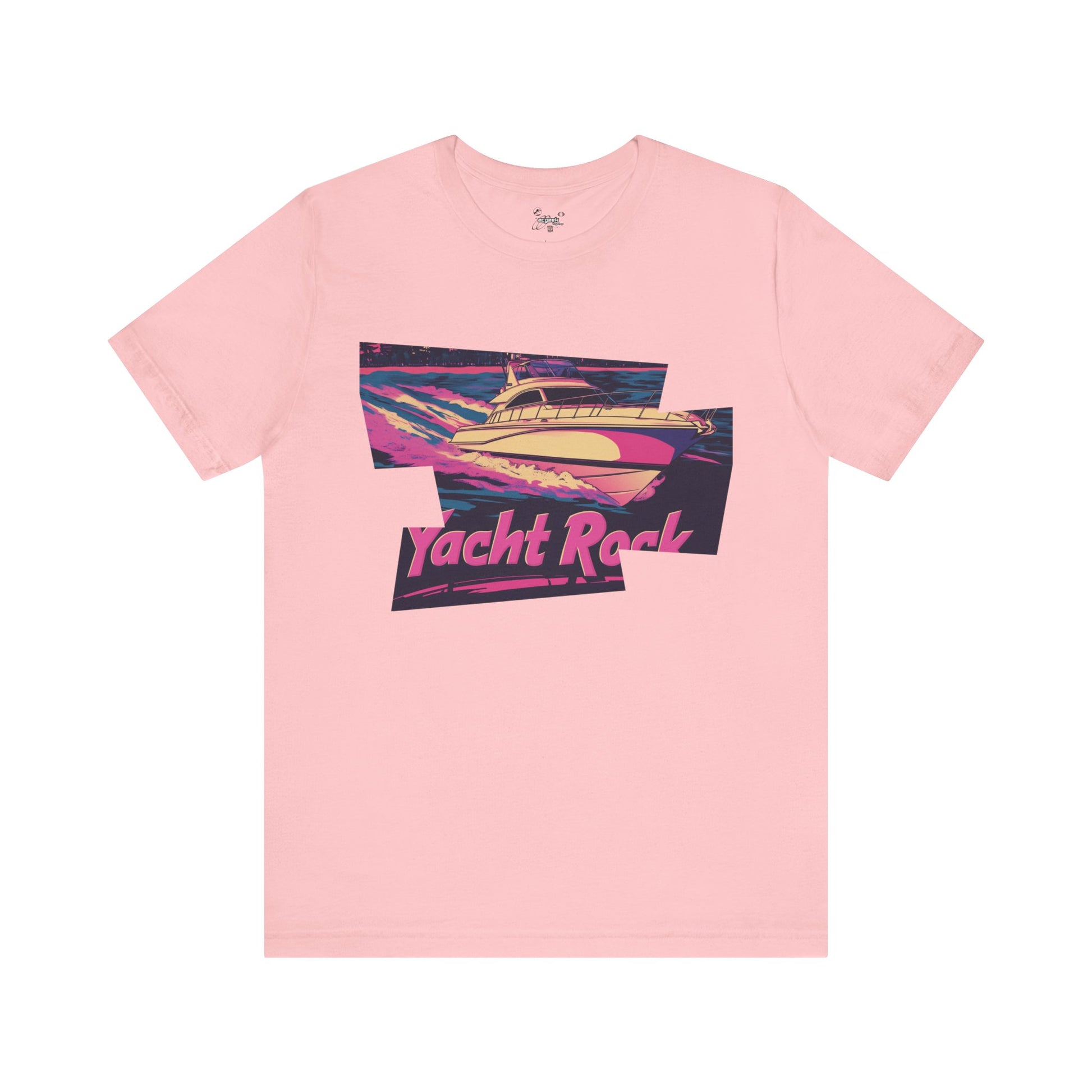Yacht Rock T-Shirt Tshirt Nautical Graphic Tee 80s Miami Vice Boating Shirt Yacht Lover Gift Nostalgic South Beach Retro Motif Style Funny