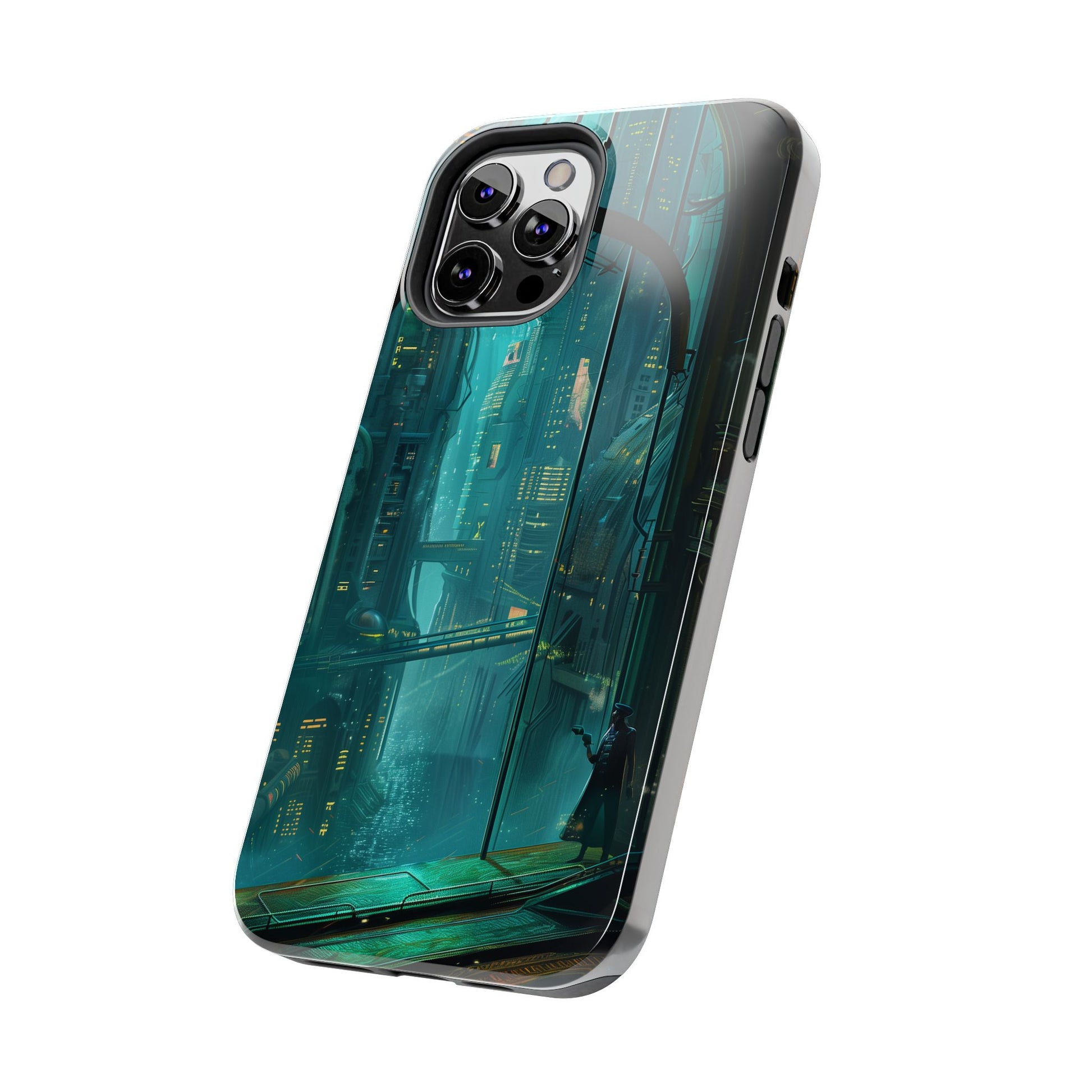 BioShock Inspired Phone Case - Underwater Art Deco City - Gaming Phone Cover - Unique Video Game Accessory