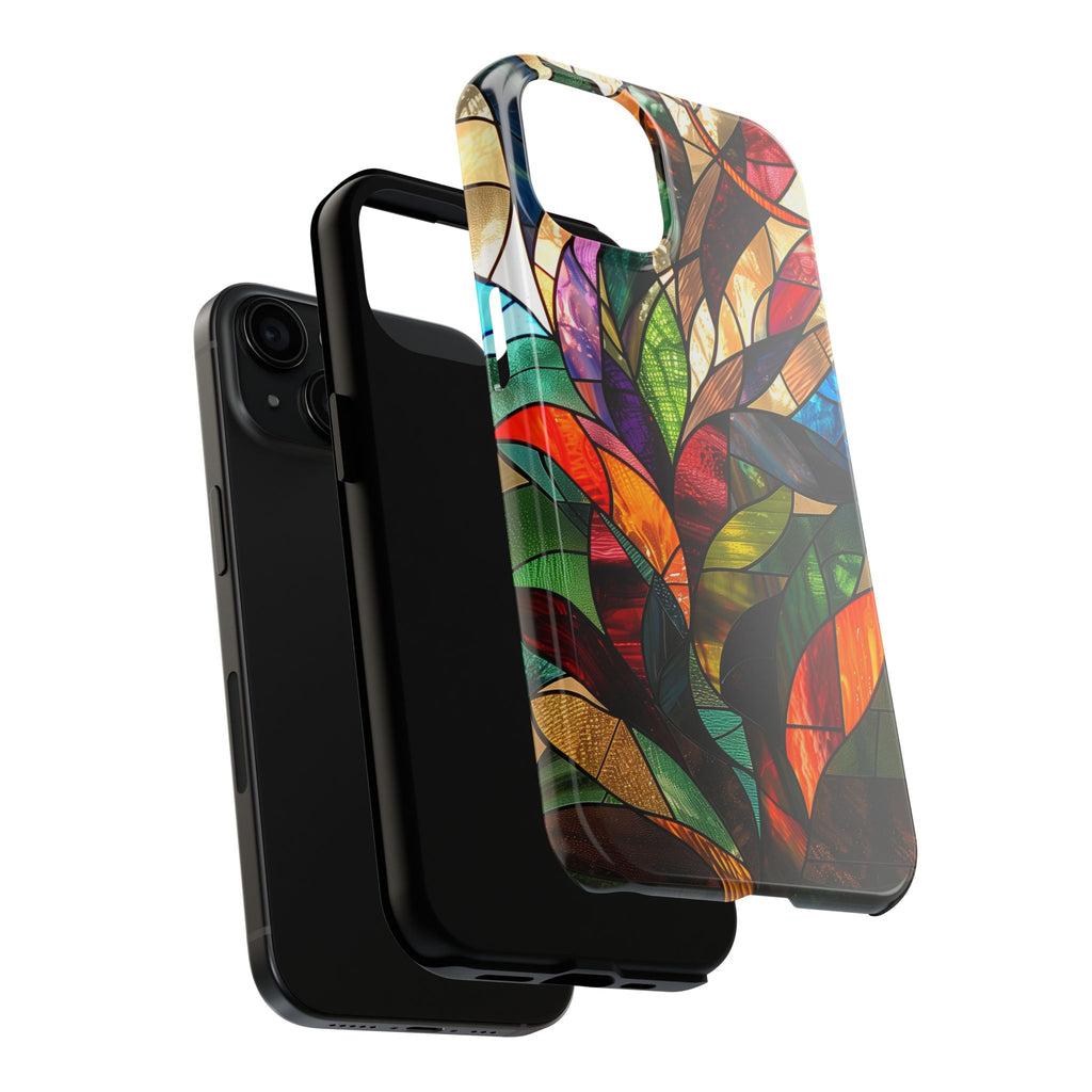 Frank Lloyd Wright Inspired Stained Glass Phone Case, Artistic iPhone Case, Architectural Design, Art Deco iphone Case, iphone 15 pro max