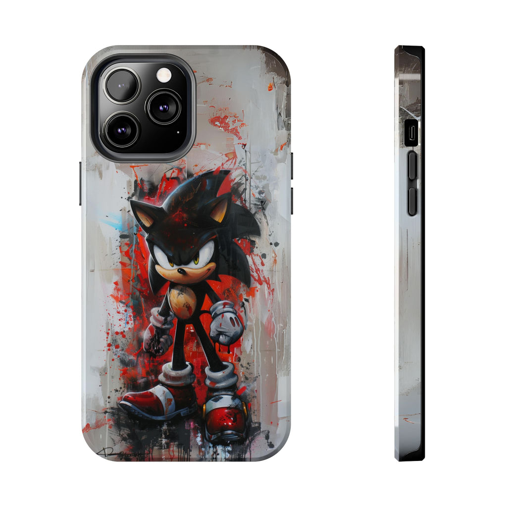 Shadow the Hedgehog Inspired Phone Case, Durable iPhone Case, Perfect Gamer Gift, SEGA, Sonic the Hedgehog, Tails, Shadow, iPhone 12