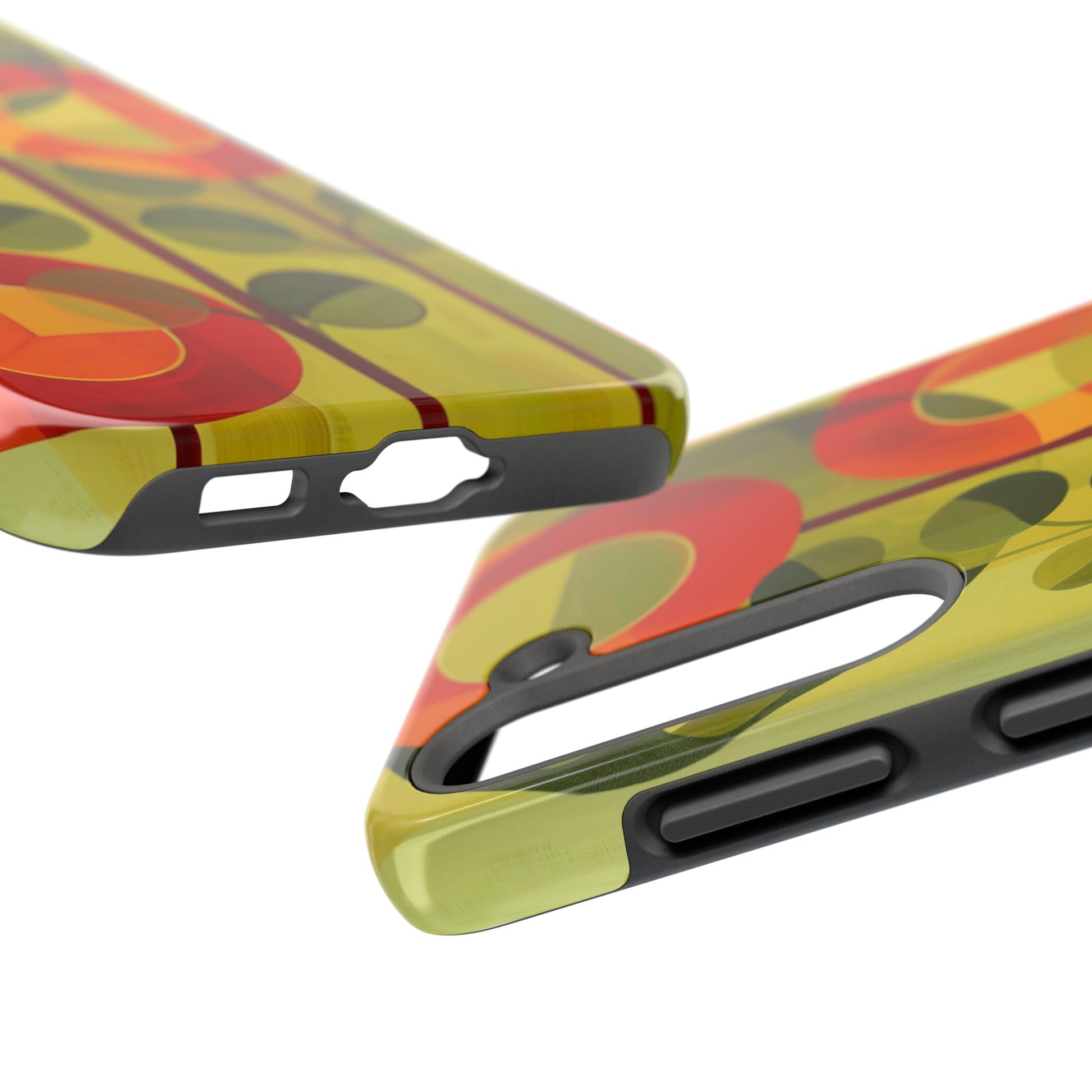 Atomic Flower Phone Case, Mid-Mod Phone Case, Artwork iPhone Case, Unique Floral Pattern Phone Case, Art Deco, Minimalist, Tough Iphone Case