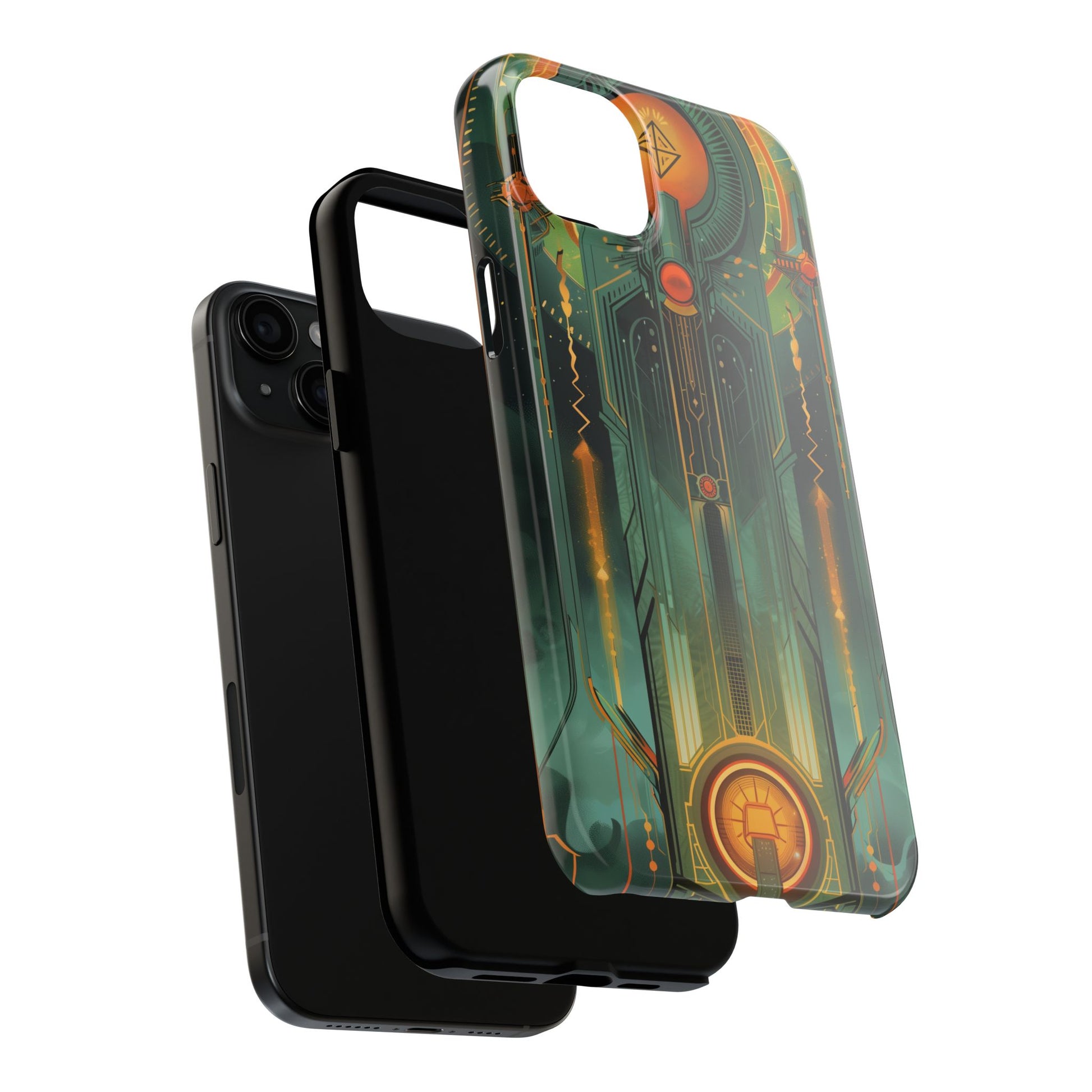 Art Deco Phone Case, Architecture Phone Case, Durable iPhone Case, Gift for Architect, iPhone 14 Case, Art Deco Building Phone Case