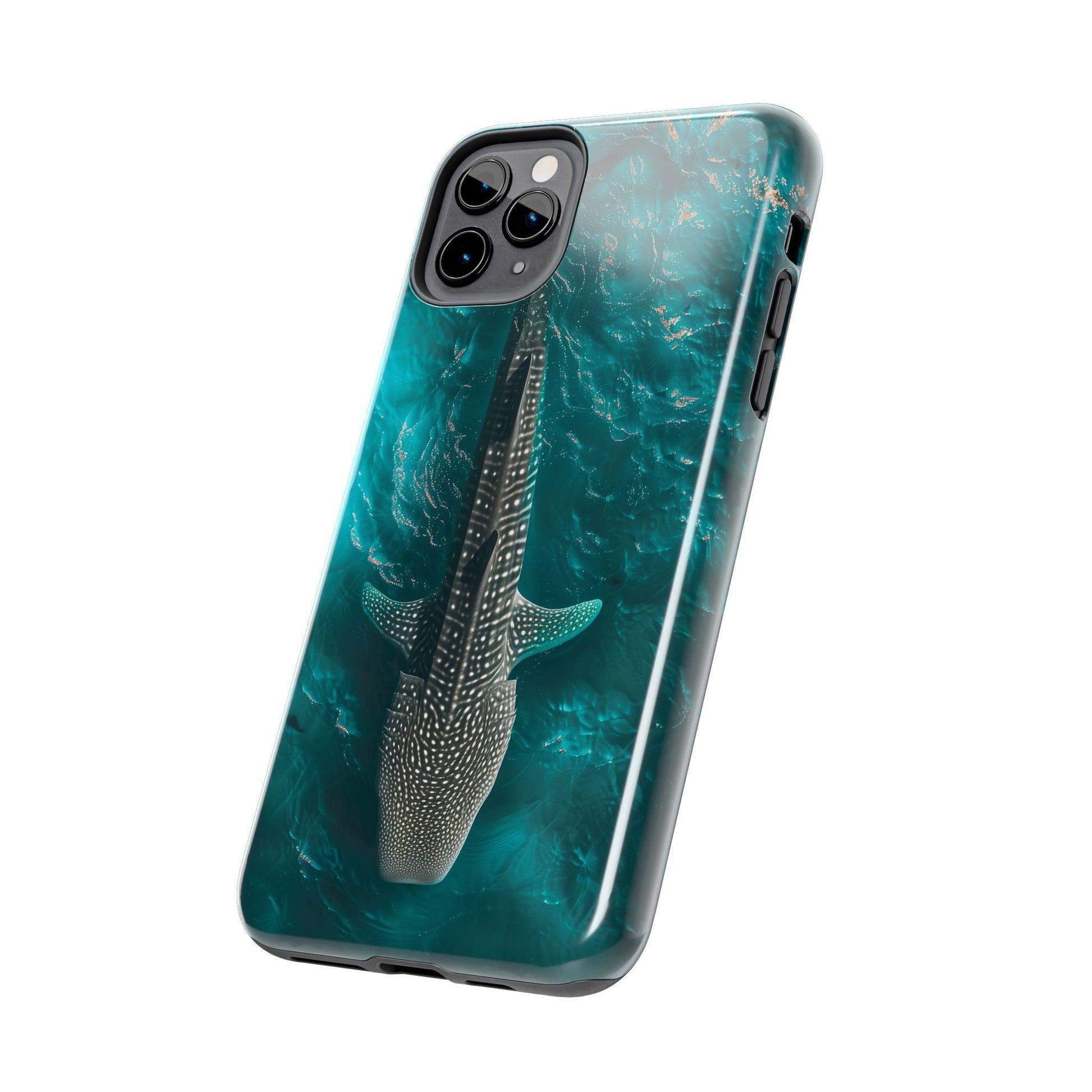 Ocean Visit: iPhone Case with Stunning Whale Shark Swimming Scene