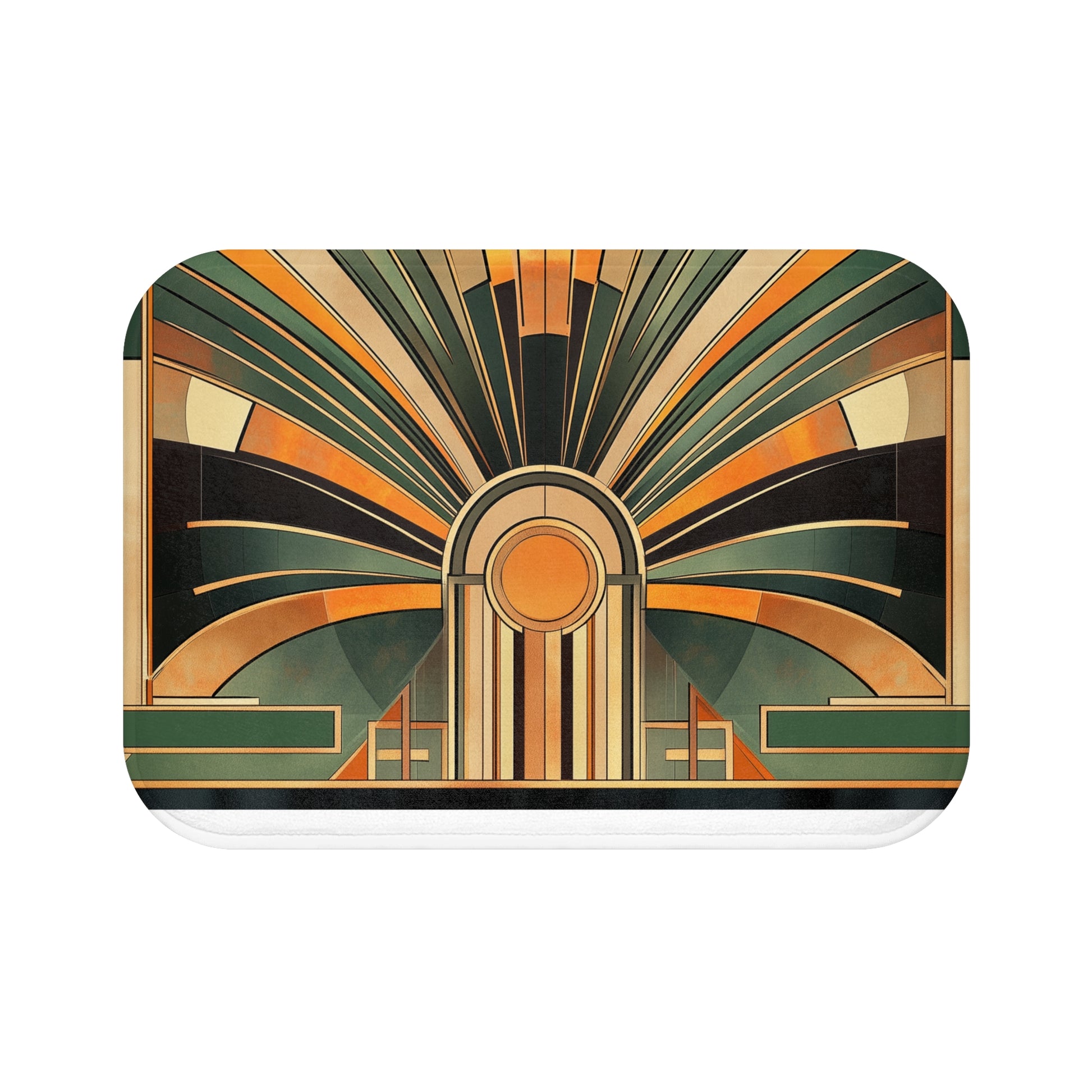 Bath Mat Great Gatsby Art Nouveau Art Deco Vintage Bathroom Decor Retro
