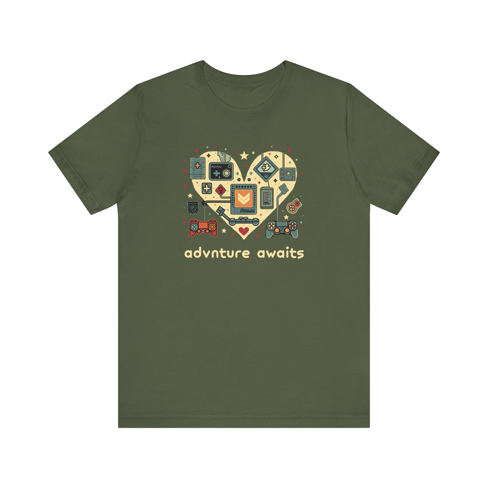 Geeky Gamer Tee, Game Night Shirt, Playful Retro Game Night Shirt, Adventure Awaits, Perfect Gamer Gift, Adventure Awaits Shirt