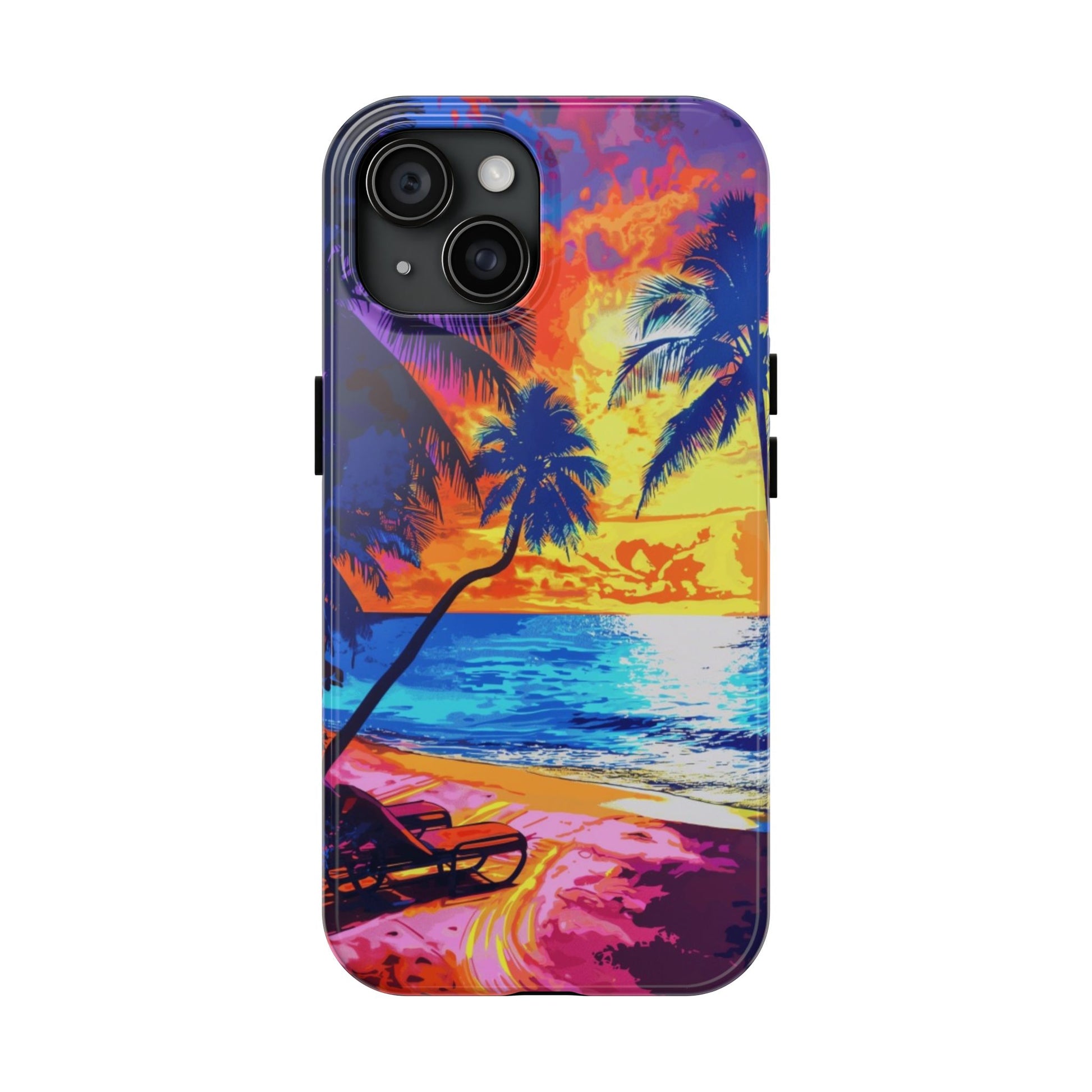 Sunset Bliss: Lisa Frank Style Phone Case