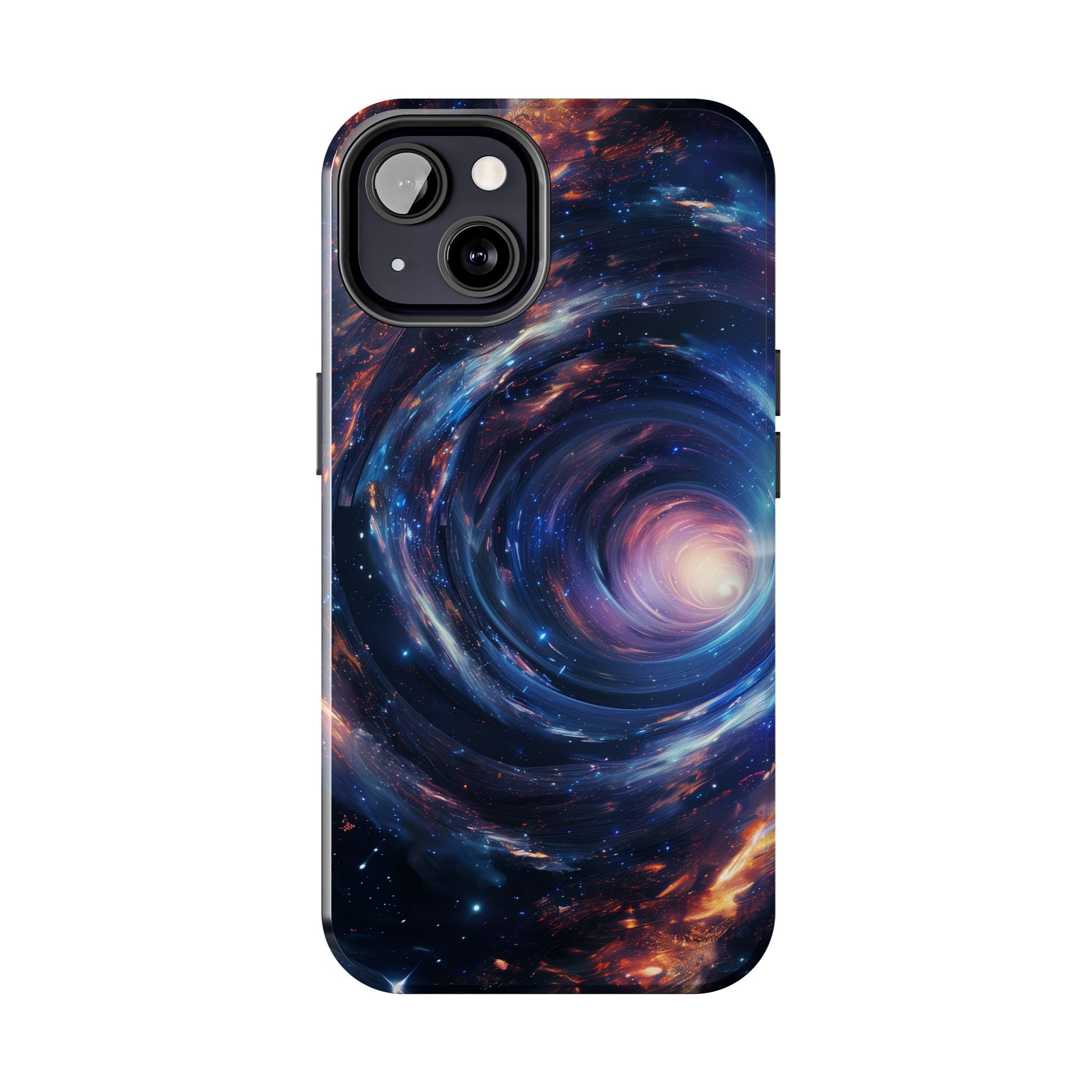 Dr Who inspired Phone Case - Space Wormholes Phone Case - Cosmic Galaxy Cover with Futuristic Wormhole Design - Sci-Fi Protective Case