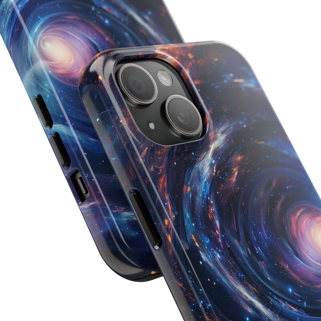 Dr Who inspired Phone Case - Space Wormholes Phone Case - Cosmic Galaxy Cover with Futuristic Wormhole Design - Sci-Fi Protective Case