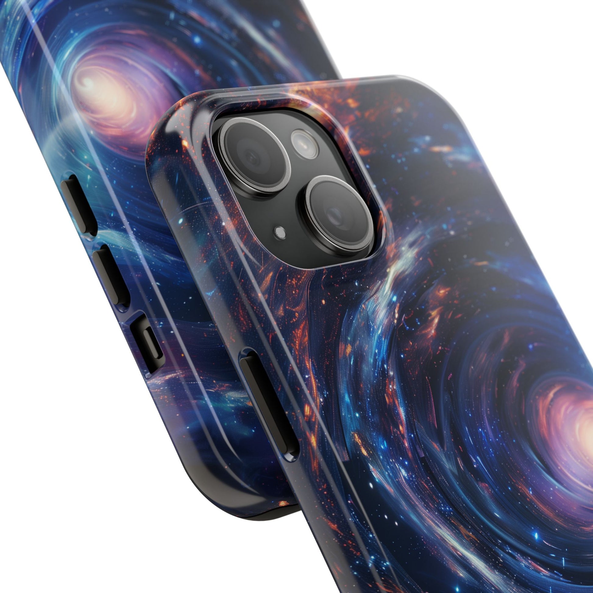 Dr Who inspired Phone Case - Space Wormholes Phone Case - Cosmic Galaxy Cover with Futuristic Wormhole Design - Sci-Fi Protective Case