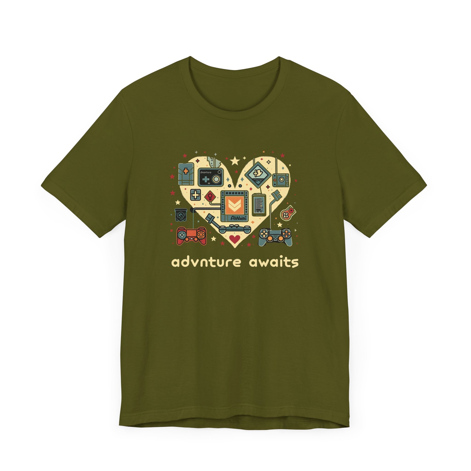 Geeky Gamer Tee, Game Night Shirt, Playful Retro Game Night Shirt, Adventure Awaits, Perfect Gamer Gift, Adventure Awaits Shirt