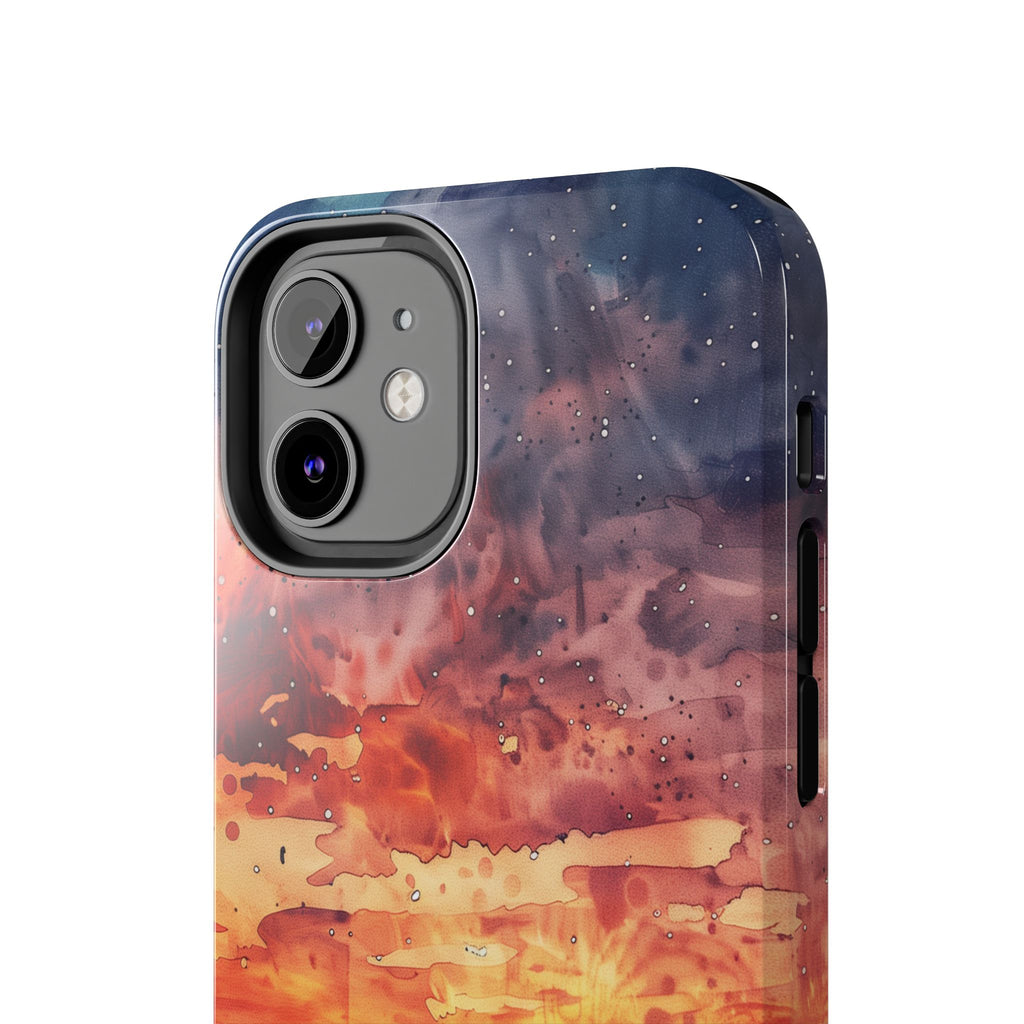 Los Angeles Sunset iPhone Case, Golden Hour Scenic View, Hollywood Hills Sunset Phone Case, Palm Trees Phone Case, iphone 15 pro max case