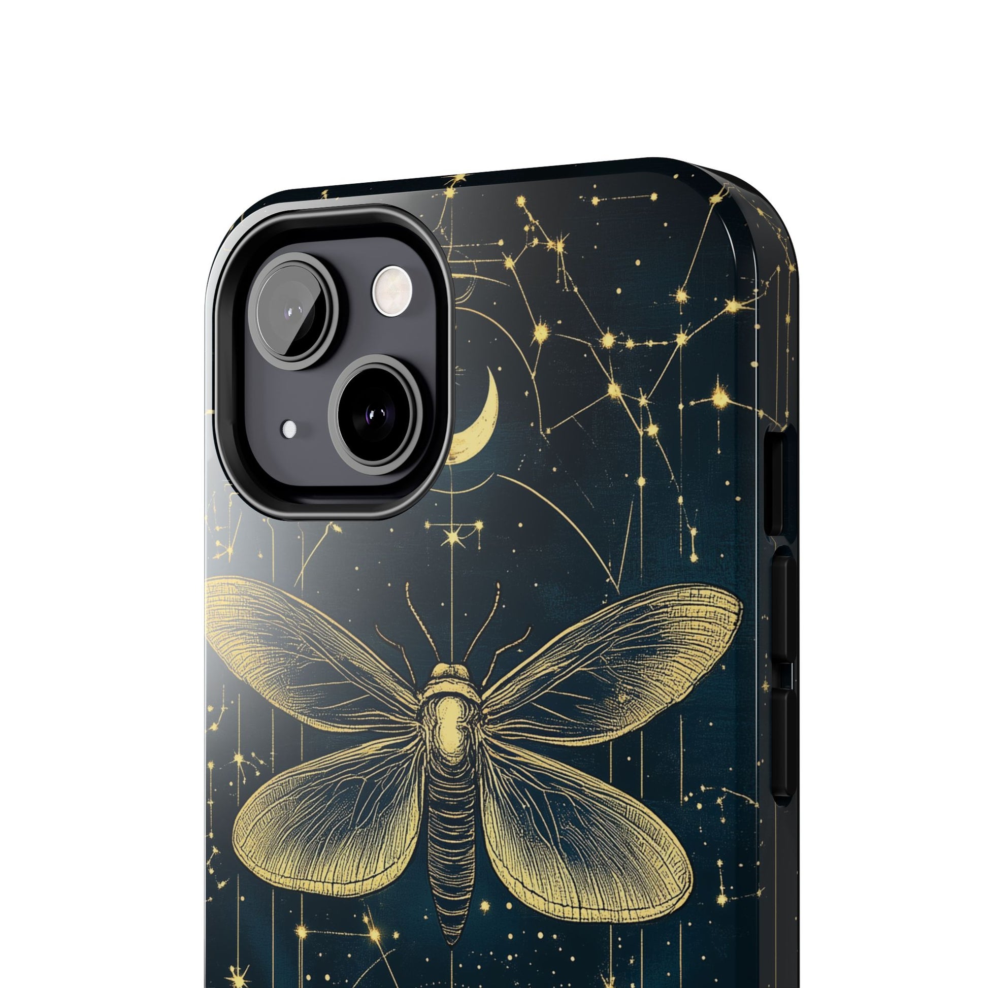 Celestial Dark Academia Phone Case Magical Moth Astrology Witchcraft Esoteric Entomology Nature Art Phone 13 14 15 Pro Max Samsung