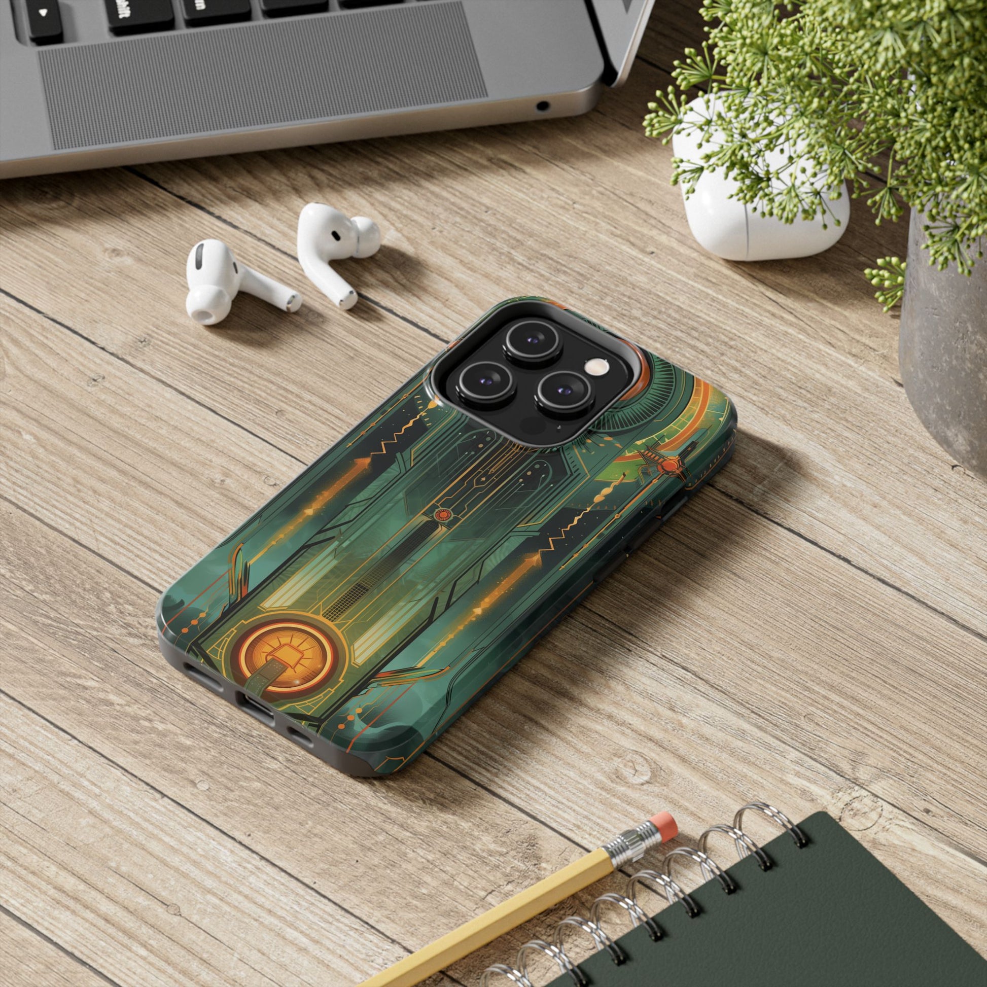 Art Deco Phone Case, Architecture Phone Case, Durable iPhone Case, Gift for Architect, iPhone 14 Case, Art Deco Building Phone Case