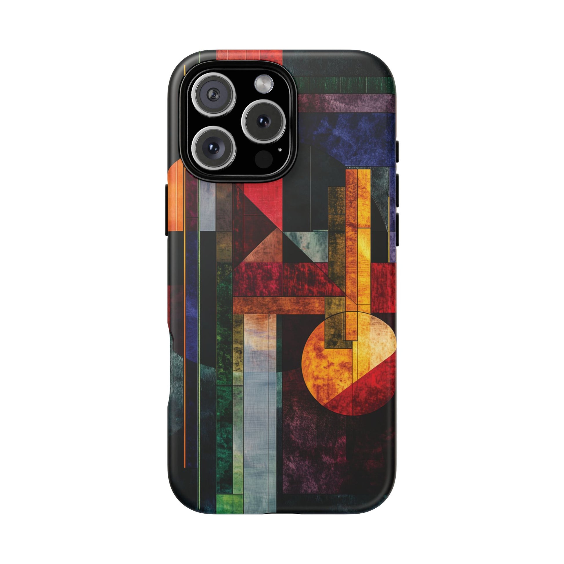 Darker Style Frank Lloyd Wright Usonian Phone Case Geometric Stained Glass Art Deco Marble Gold 13 14 15 16 iPhone Pro Max Galaxy Pixel