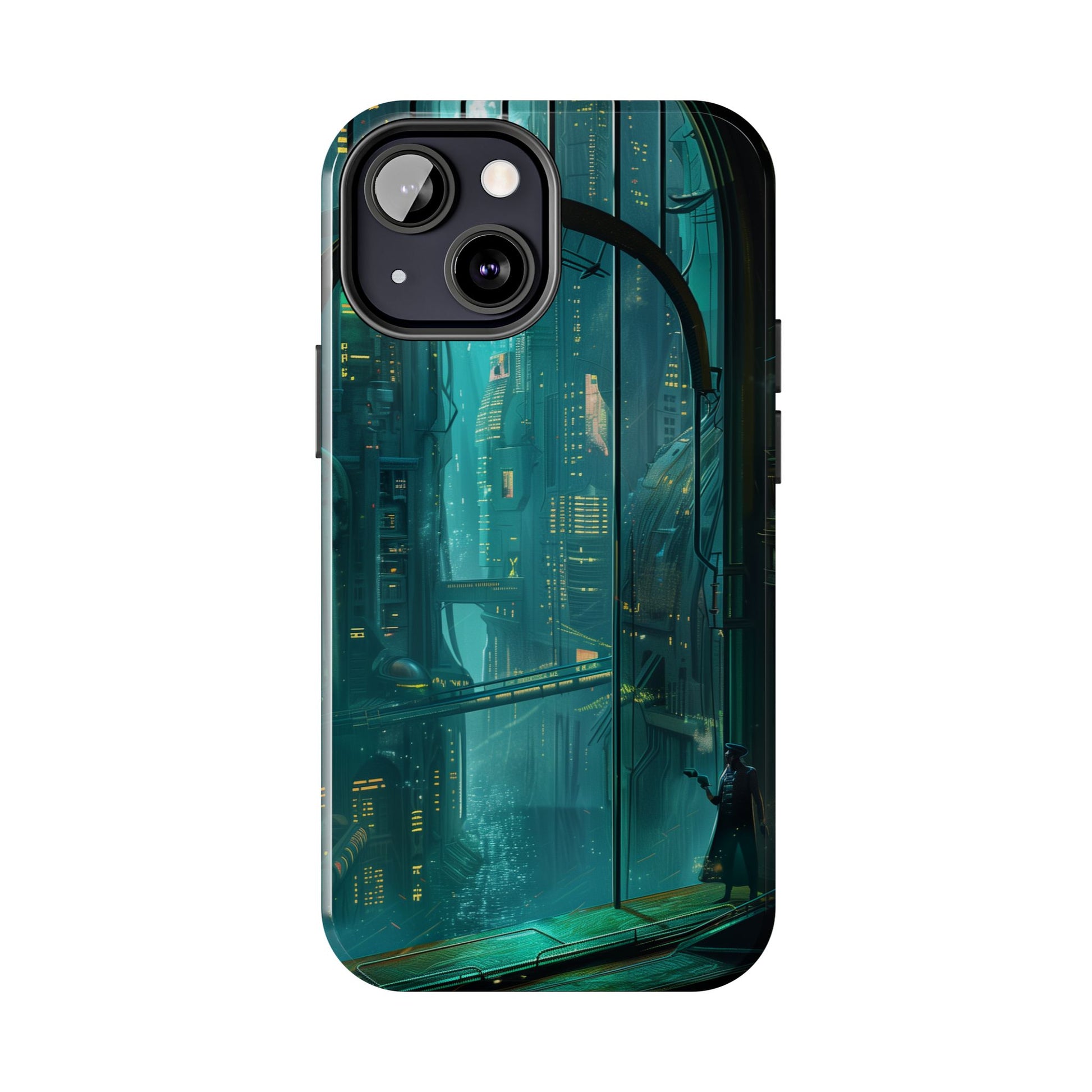 BioShock Inspired Phone Case - Underwater Art Deco City - Gaming Phone Cover - Unique Video Game Accessory