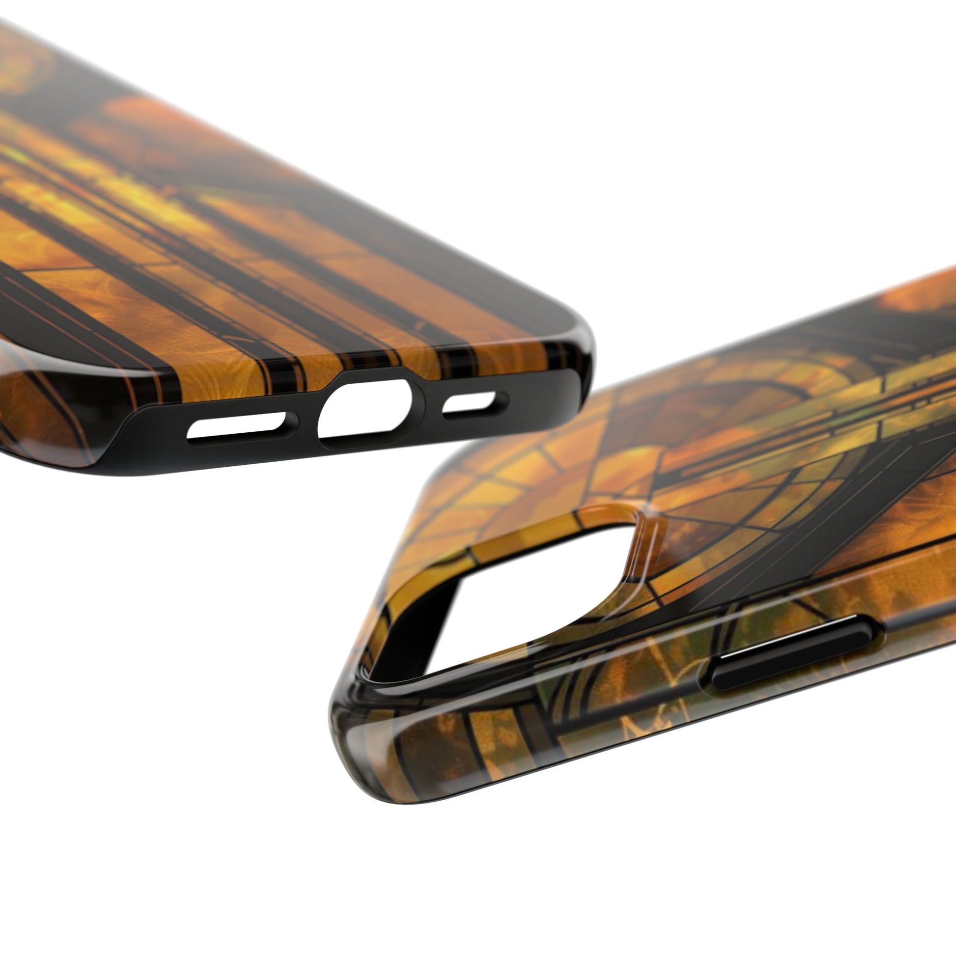 Durable Noir Art Deco Golden Design iPhone Cover - Stylish and Protective Phone Case on Etsy - Art Deco Gift