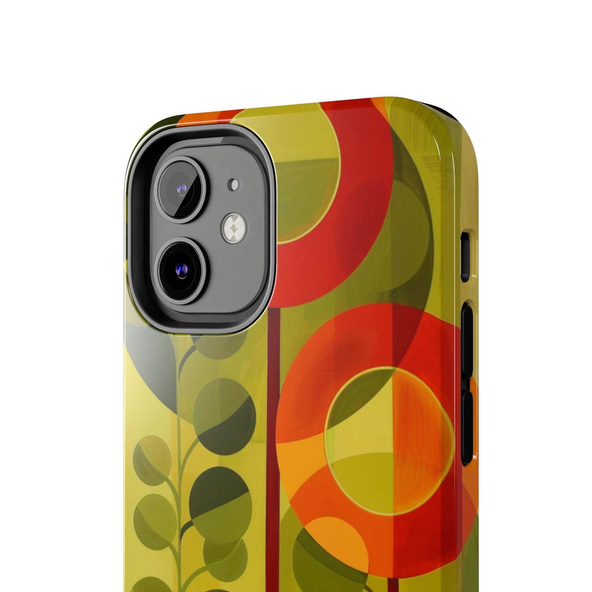 Atomic Flower Phone Case, Mid-Mod Phone Case, Artwork iPhone Case, Unique Floral Pattern Phone Case, Art Deco, Minimalist, Tough Iphone Case