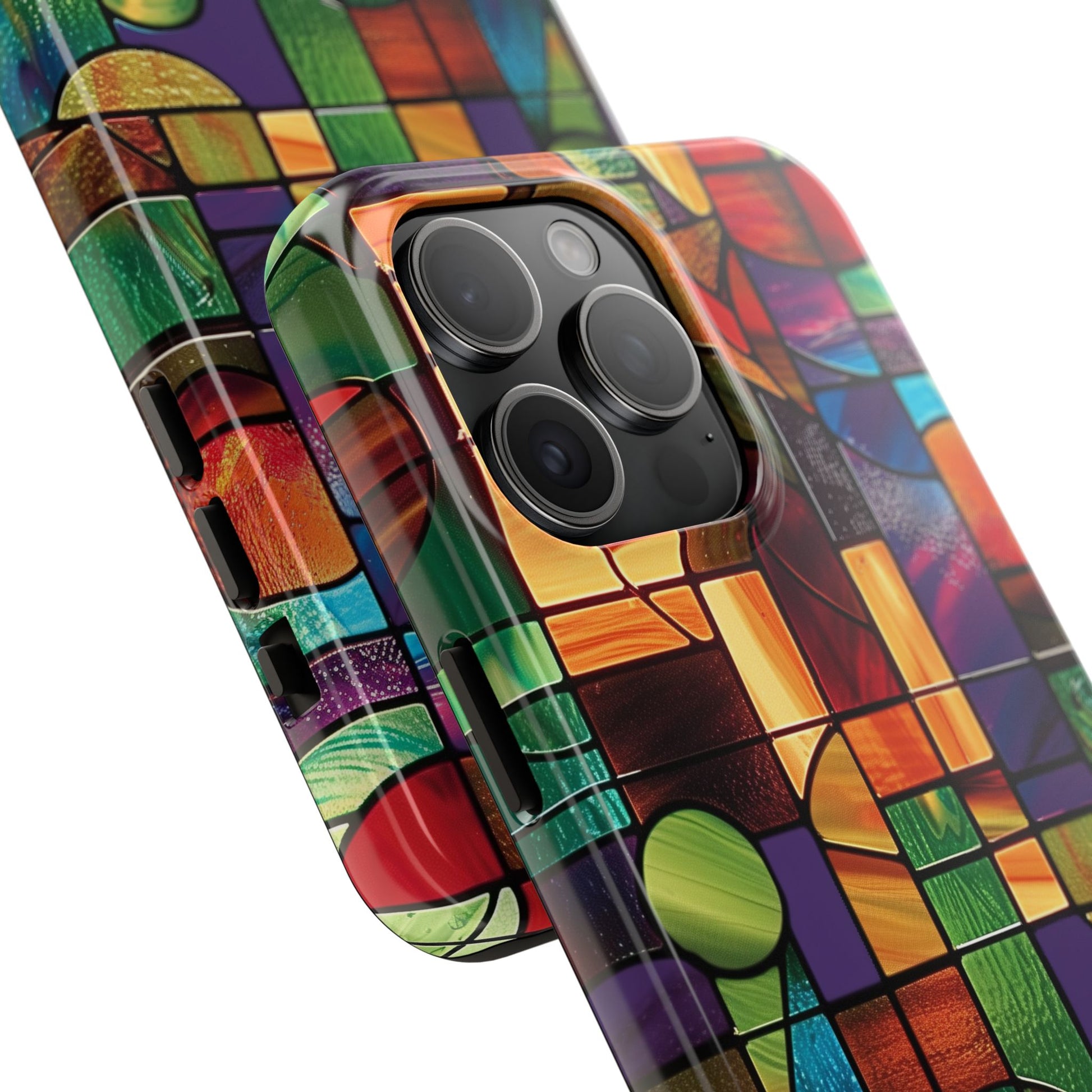 Frank Lloyd Wright Inspired Stained Glass Phone Case, Artistic iPhone Case, Architectural Design, Art Deco iphone Case, iphone 15 pro max