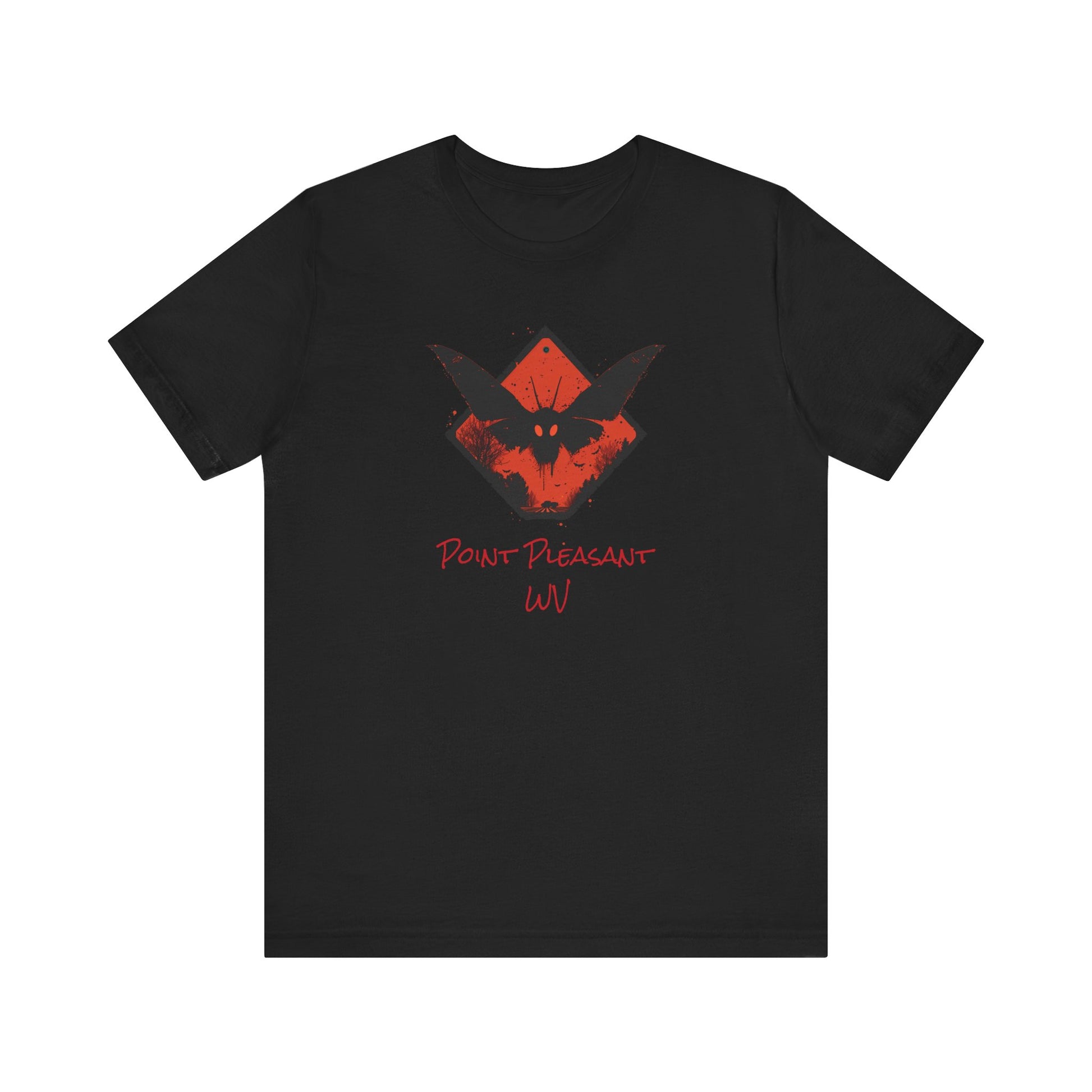Cryptid Shirt Mothman Graphic Tee, Cryptid Crossing Sign, Ufo Alien Shirt, Cryptid Crossing Gift for Him, Ufo Research, Crypto Zoology Shirt