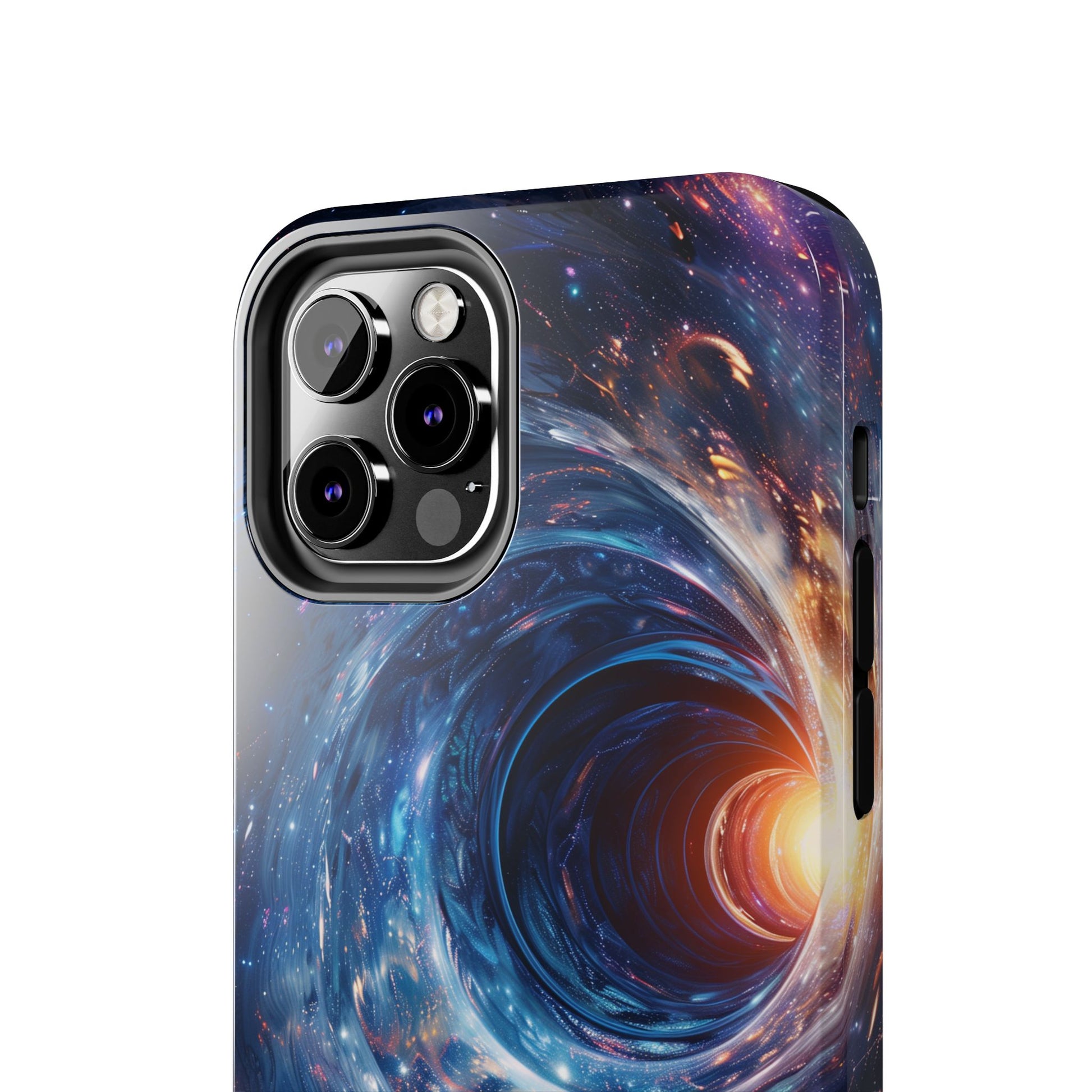 Sliders Inspired Iphone case - Space Wormholes Phone Case - Cosmic Galaxy Cover with Futuristic Wormhole Design - Sci-Fi iphone Case
