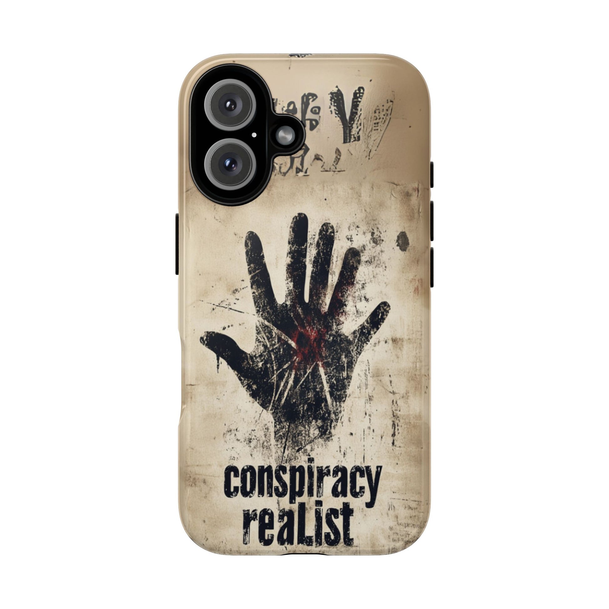 Conspiracy Theories Paranormal Mystery UFO X-Files Inspired Ghostly Hand Conspiracy Realist Cryptid iPhone 13 14 15 16 Pro Max Galaxy Pixel