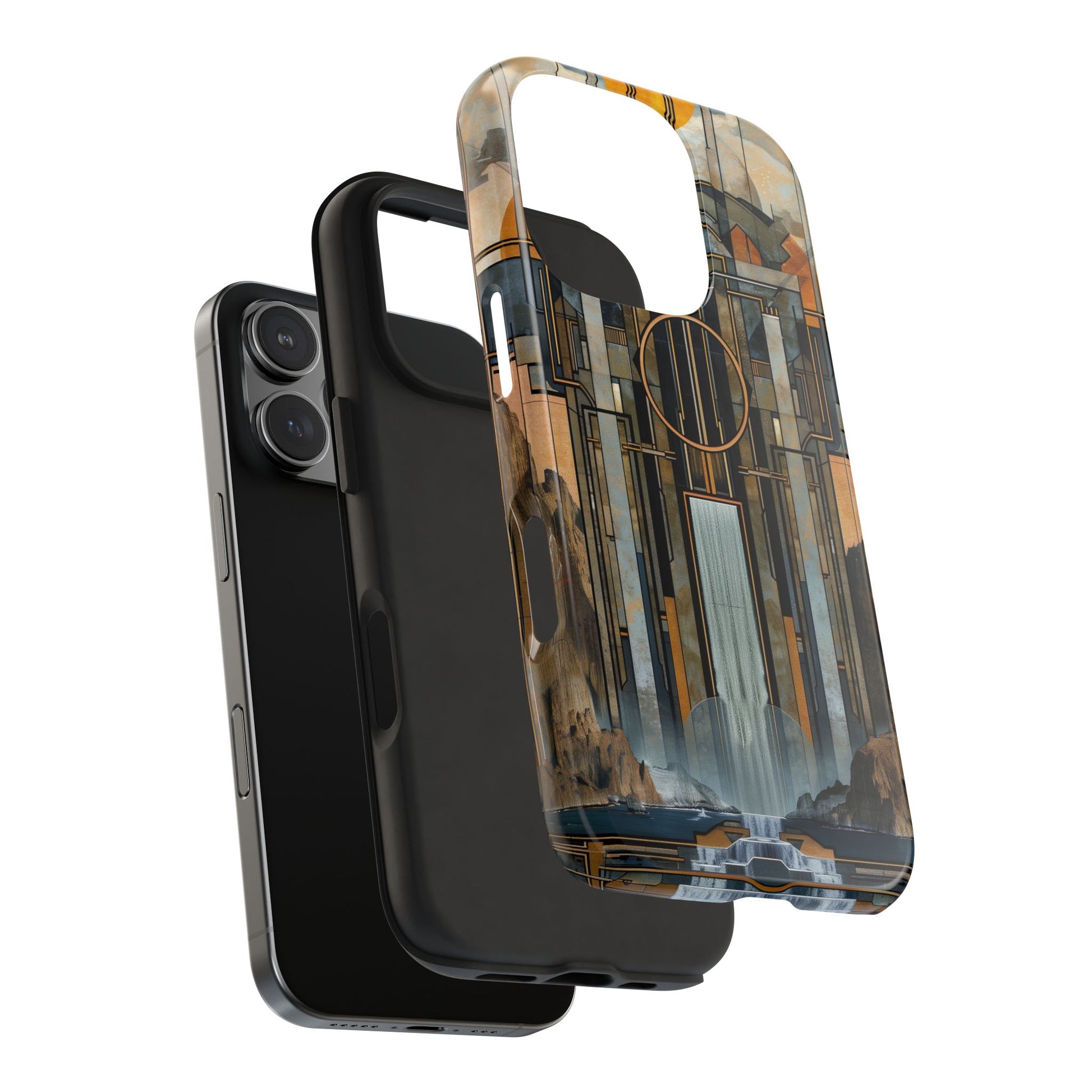 Falling Water Inspired Phone Case - Frank Lloyd Wright Design - Architectural Phone Cover - Unique Phone Accessory