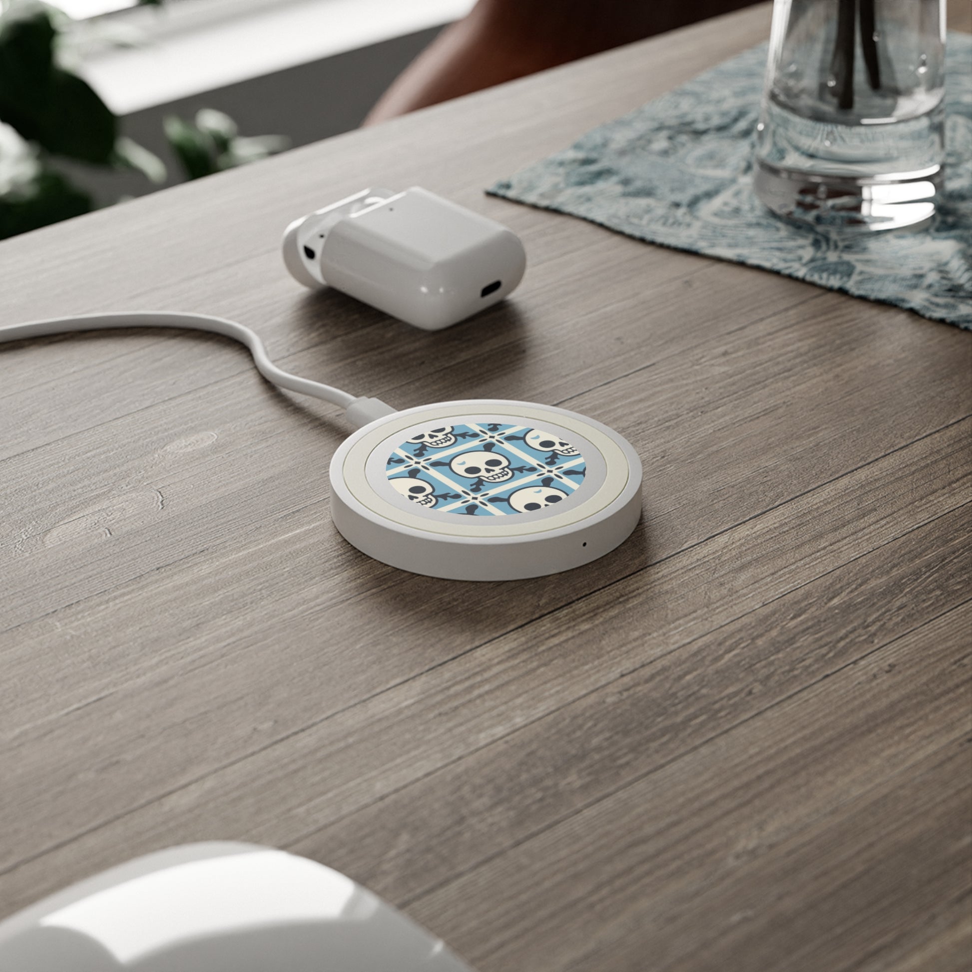 Cute Skull Wireless Charging Pad