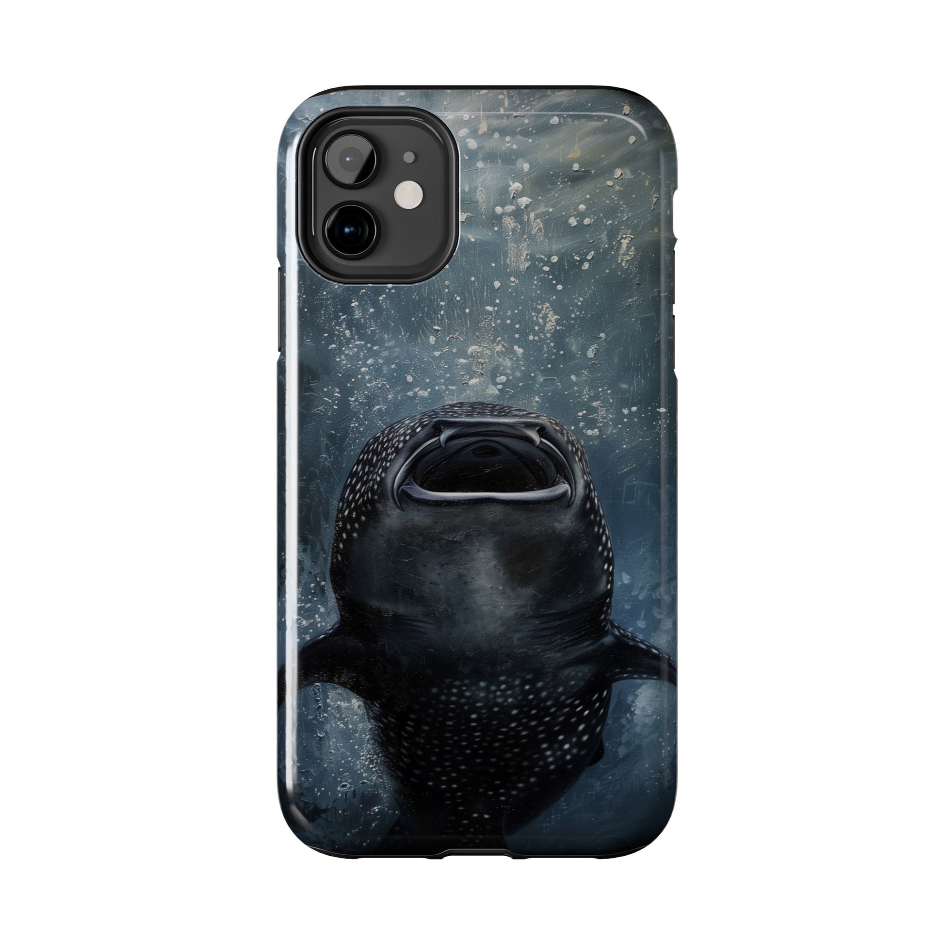 Rising Majesty: Whale Shark Feeding Tough Phone Case