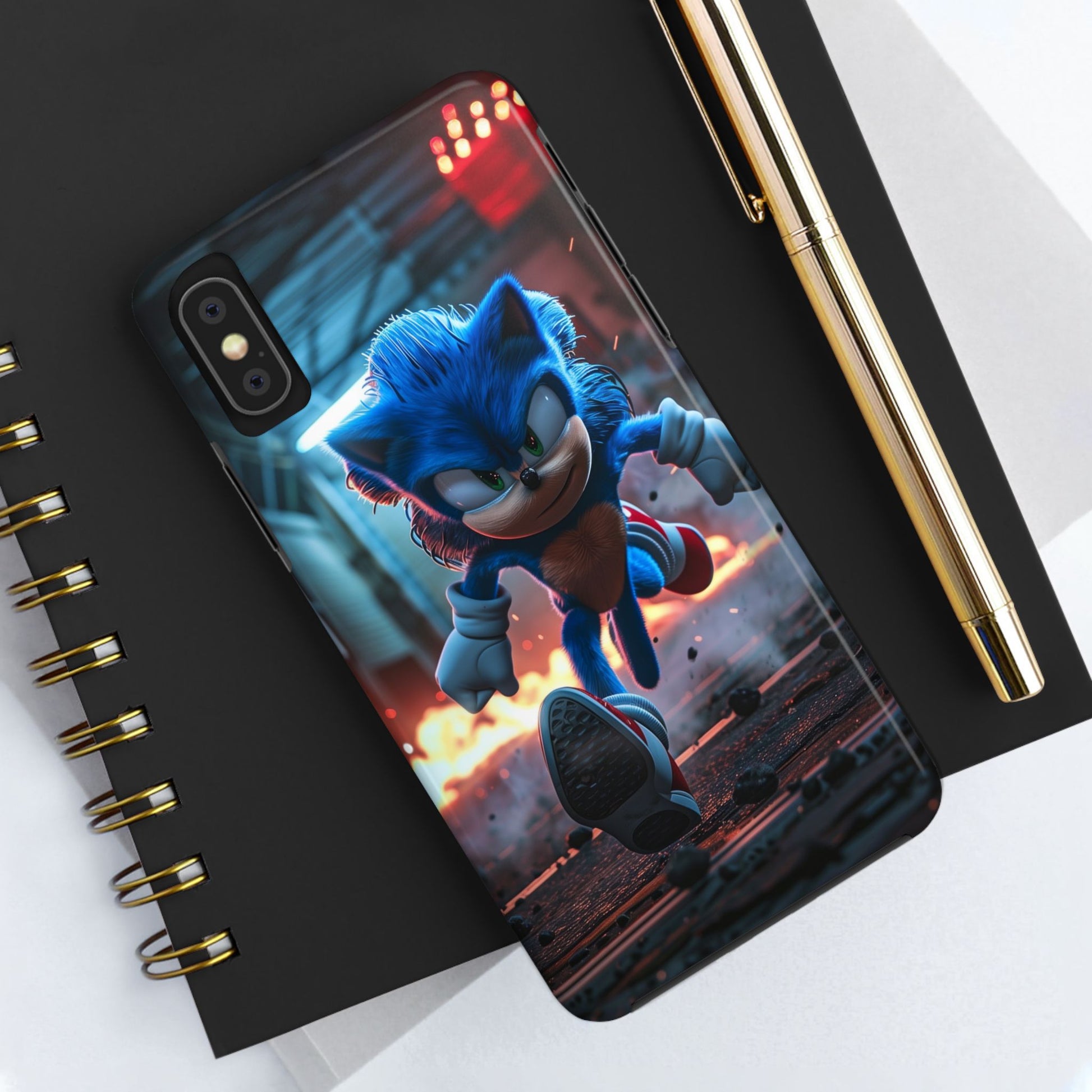 Durable Sonic Phone Case - Protective Sonic the Hedgehog Design - Tough Mobile Cover - Fun Video Game Phone Accessory