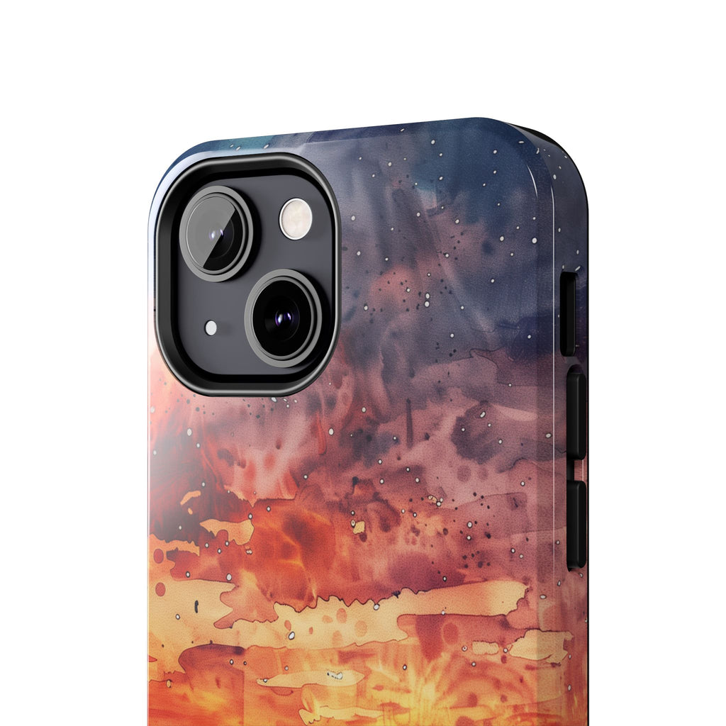 Los Angeles Sunset iPhone Case, Golden Hour Scenic View, Hollywood Hills Sunset Phone Case, Palm Trees Phone Case, iphone 15 pro max case