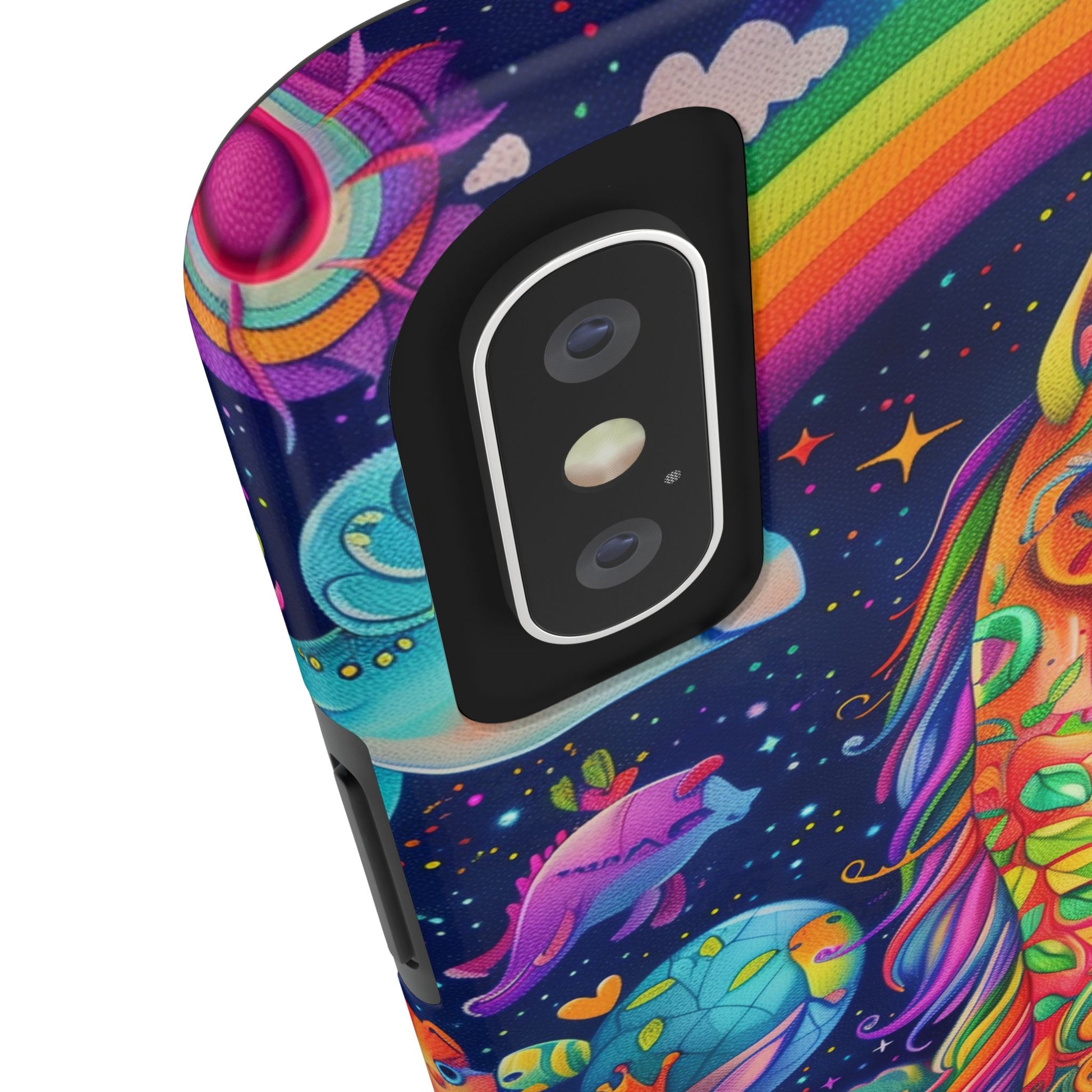 Lisa Frank Inspired Phone Case | Magical Animals & Rainbows Cover, Giraffe, Unicorn iphone case