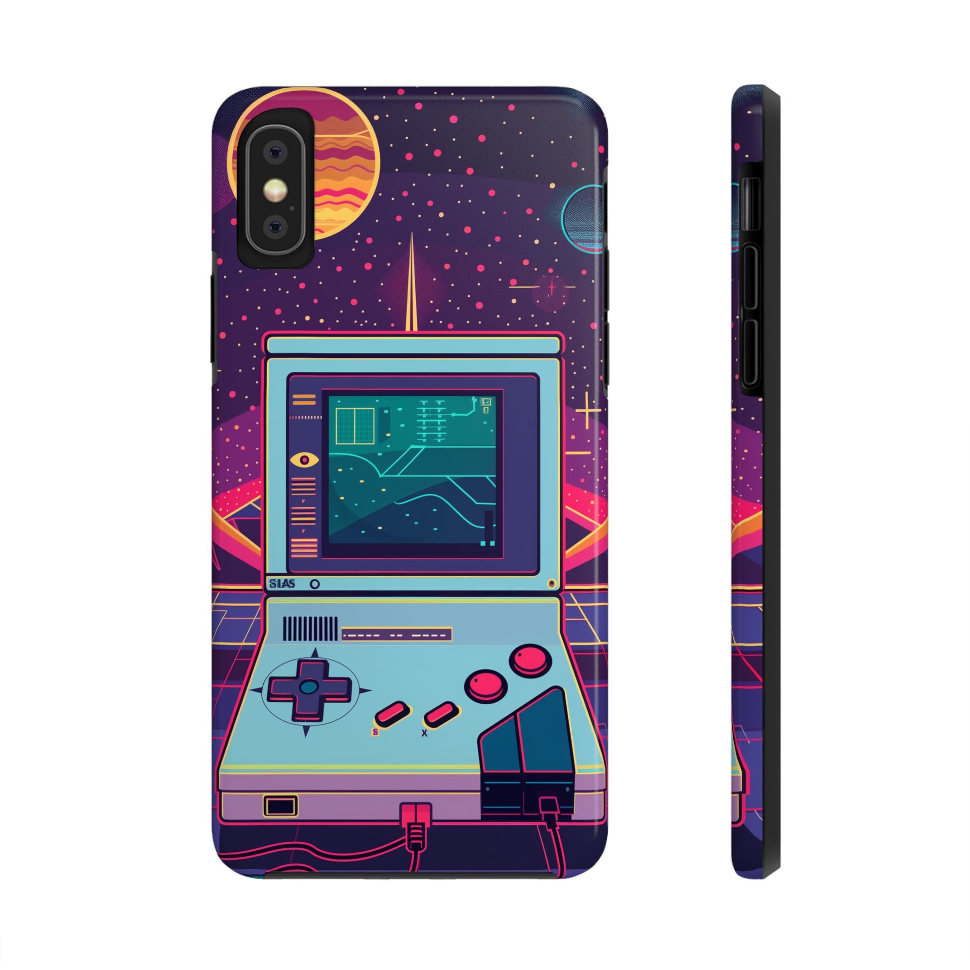 Durable iPhone Case with Alternative Universe Game Console Design - Protective Phone Cover - Fun and Sturdy Gaming Accessory - Gamer Gift