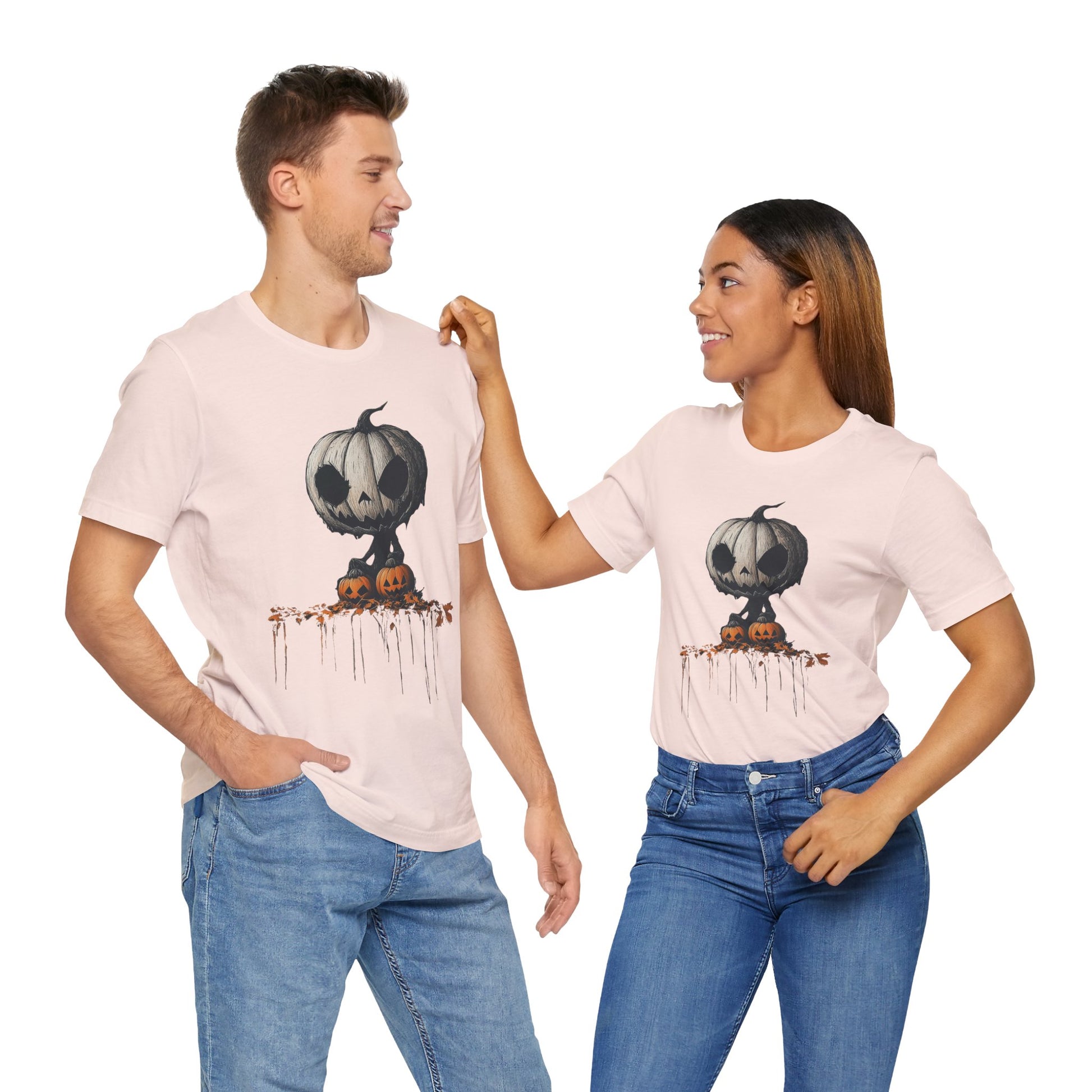 Halloween Spirit Graphic Tee Chillin' with the Pumpkin King