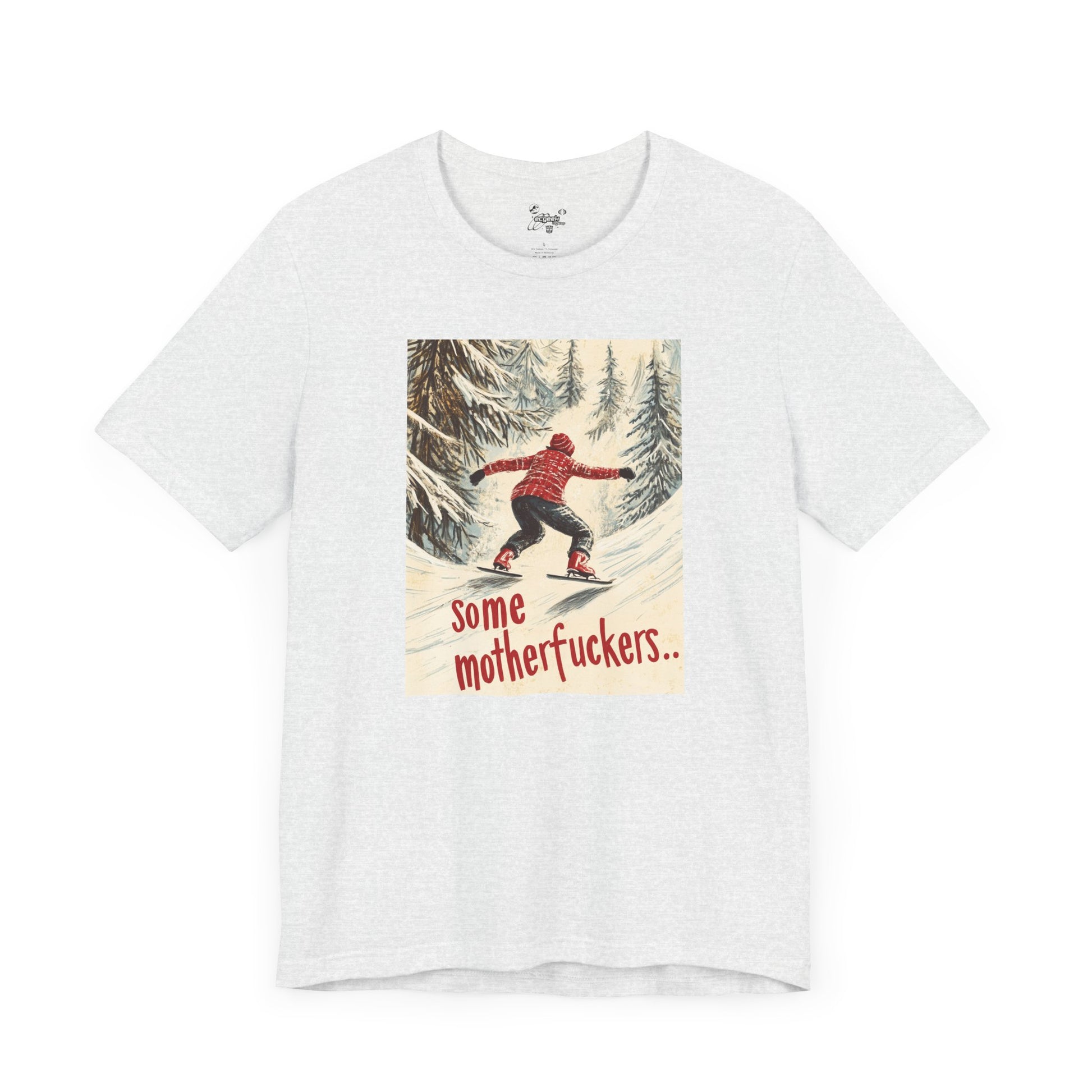 Ice Skating Uphill Geek Positivity Tshirt Nerdy Shirt Tee, Inspirational Quotes Gift for Geeks Movie Tshirt, Positivity Tshirt
