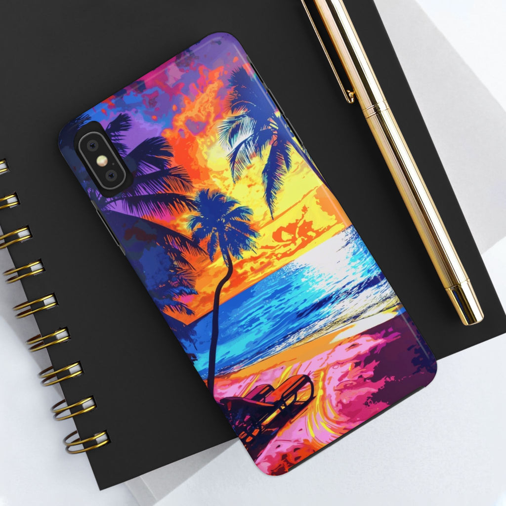 Sunset Bliss: Lisa Frank Style Phone Case