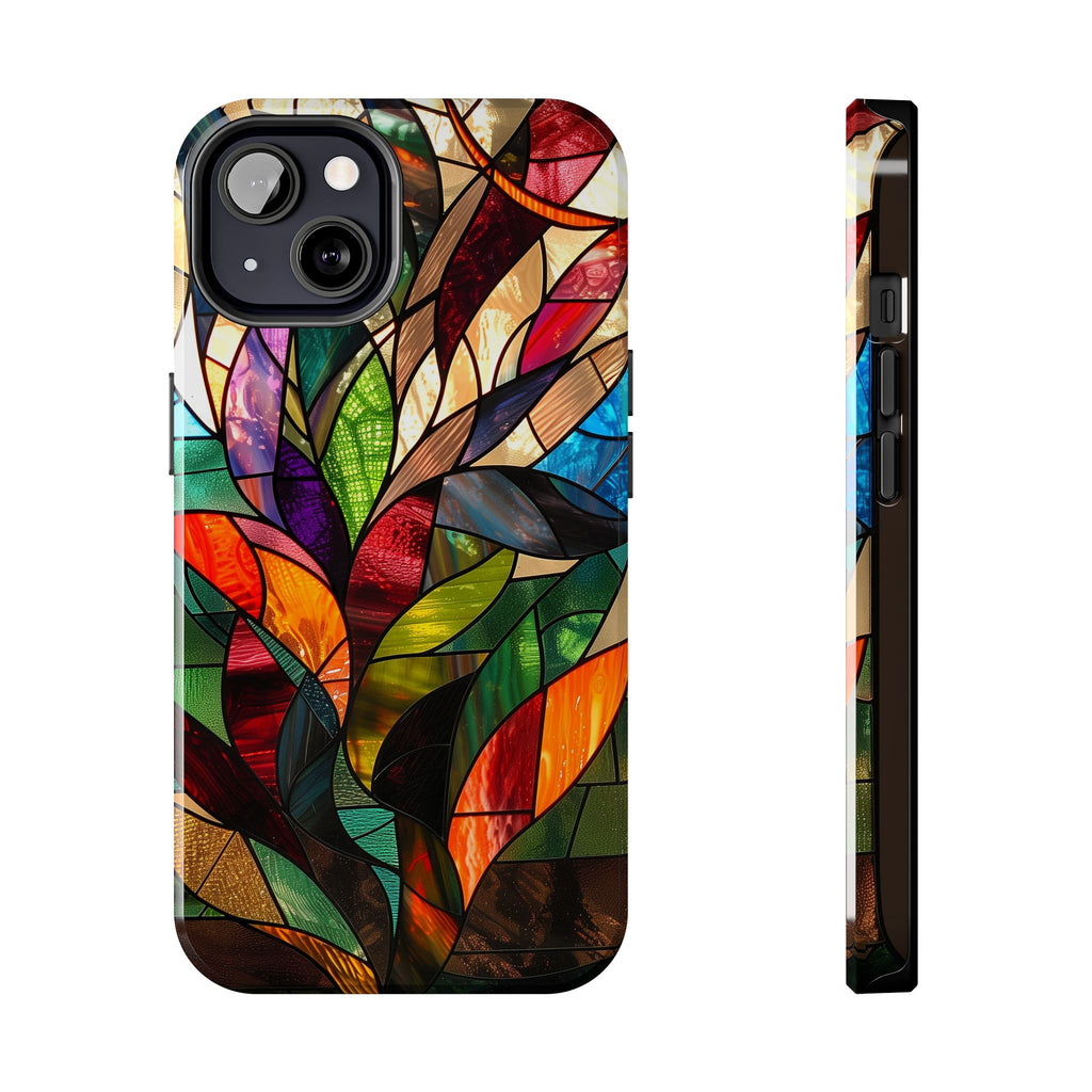 Frank Lloyd Wright Inspired Stained Glass Phone Case, Artistic iPhone Case, Architectural Design, Art Deco iphone Case, iphone 15 pro max