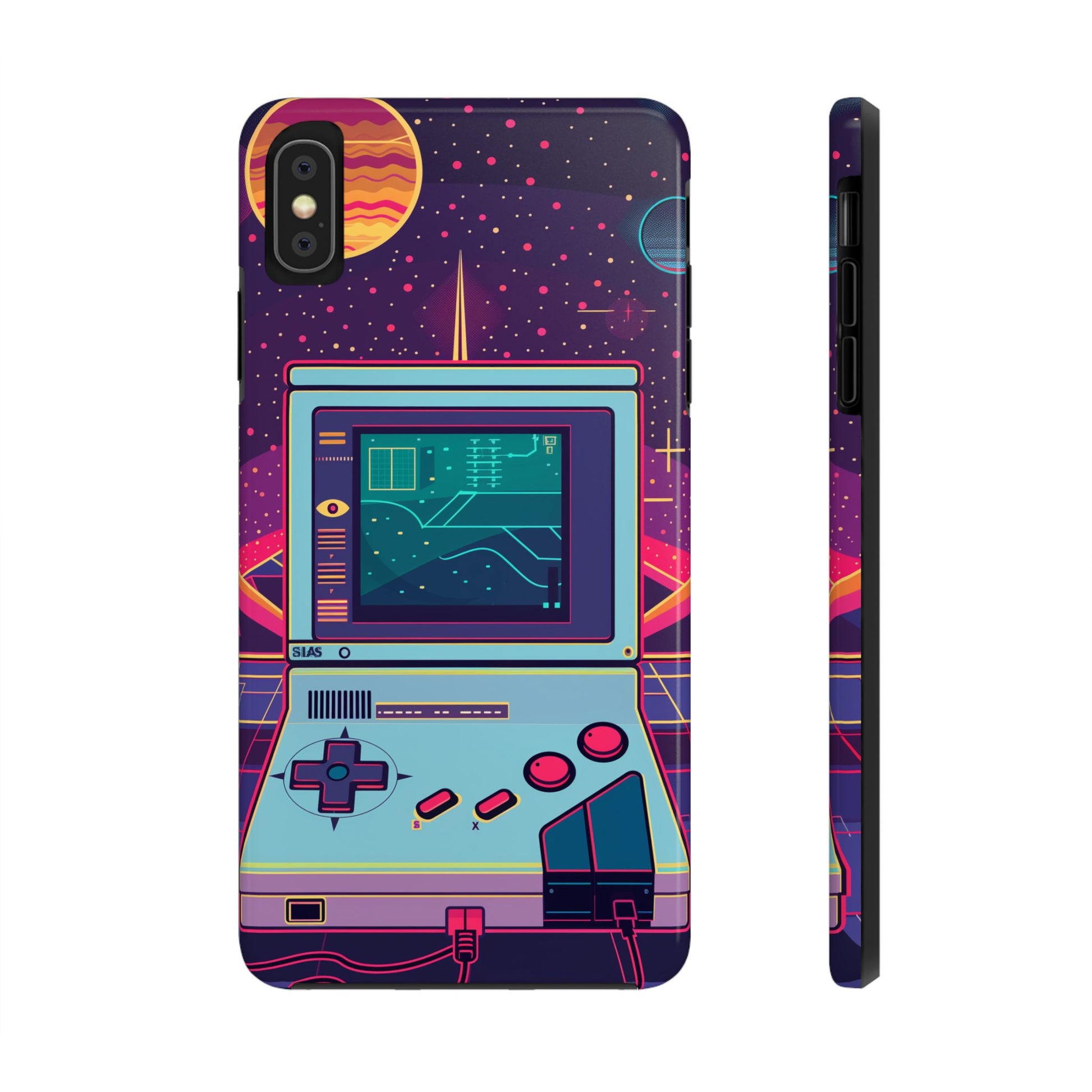 Durable iPhone Case with Alternative Universe Game Console Design - Protective Phone Cover - Fun and Sturdy Gaming Accessory - Gamer Gift