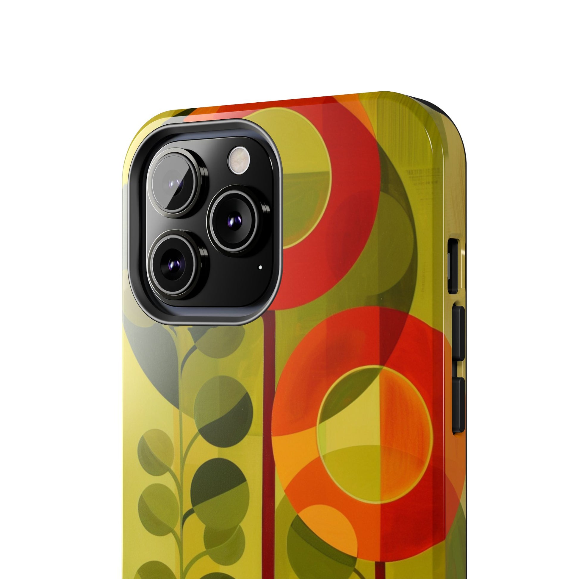 Atomic Flower Phone Case, Mid-Mod Phone Case, Artwork iPhone Case, Unique Floral Pattern Phone Case, Art Deco, Minimalist, Tough Iphone Case
