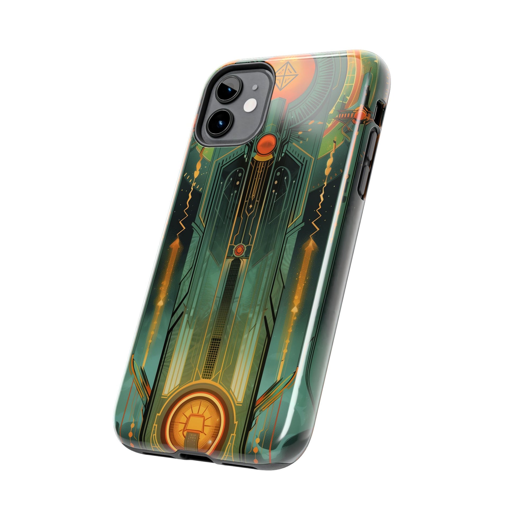 Art Deco Phone Case, Architecture Phone Case, Durable iPhone Case, Gift for Architect, iPhone 14 Case, Art Deco Building Phone Case