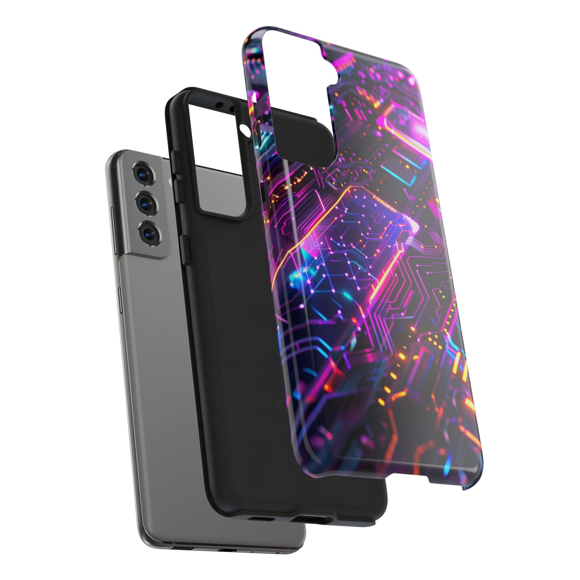 Circuit Board Phone Case, Futuristic Circuit Phone Case, High-Tech Gift, Custom Sci-Fi Phone Case, iphone 15 pro max