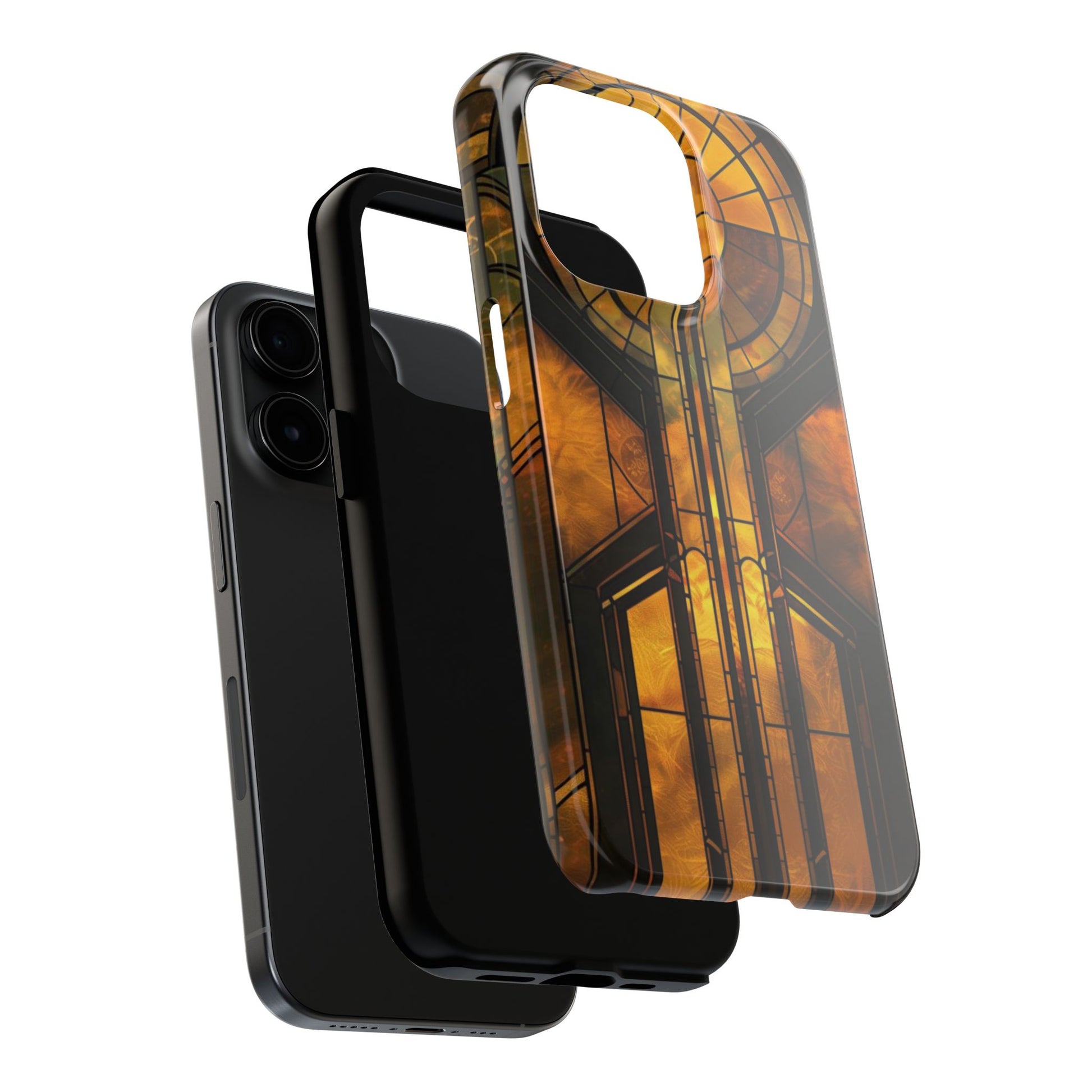 Durable Noir Art Deco Golden Design iPhone Cover - Stylish and Protective Phone Case on Etsy - Art Deco Gift